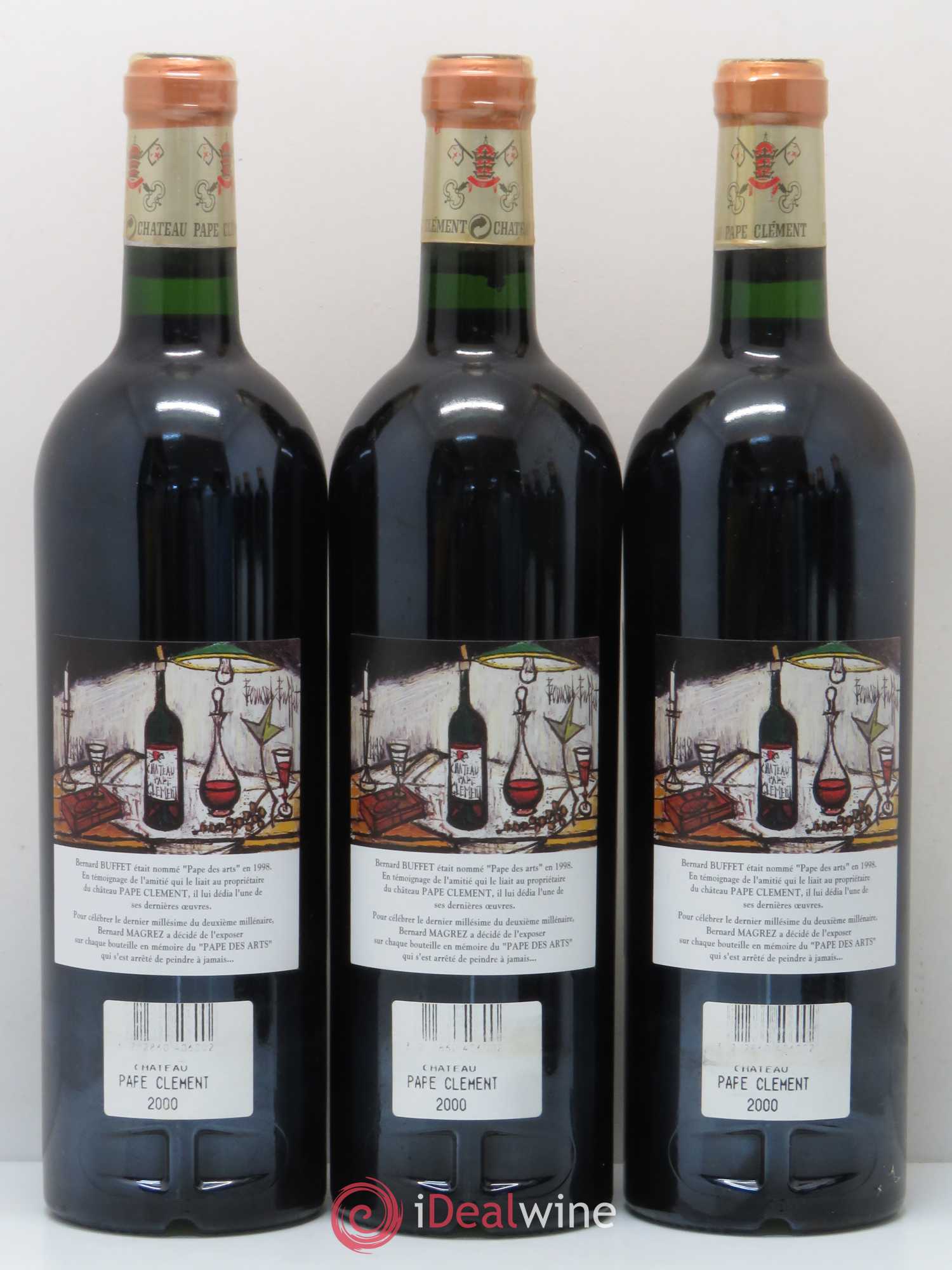 Château Pape Clément Cru Classé de Graves 2000 - Lot de 6 bouteilles - 2