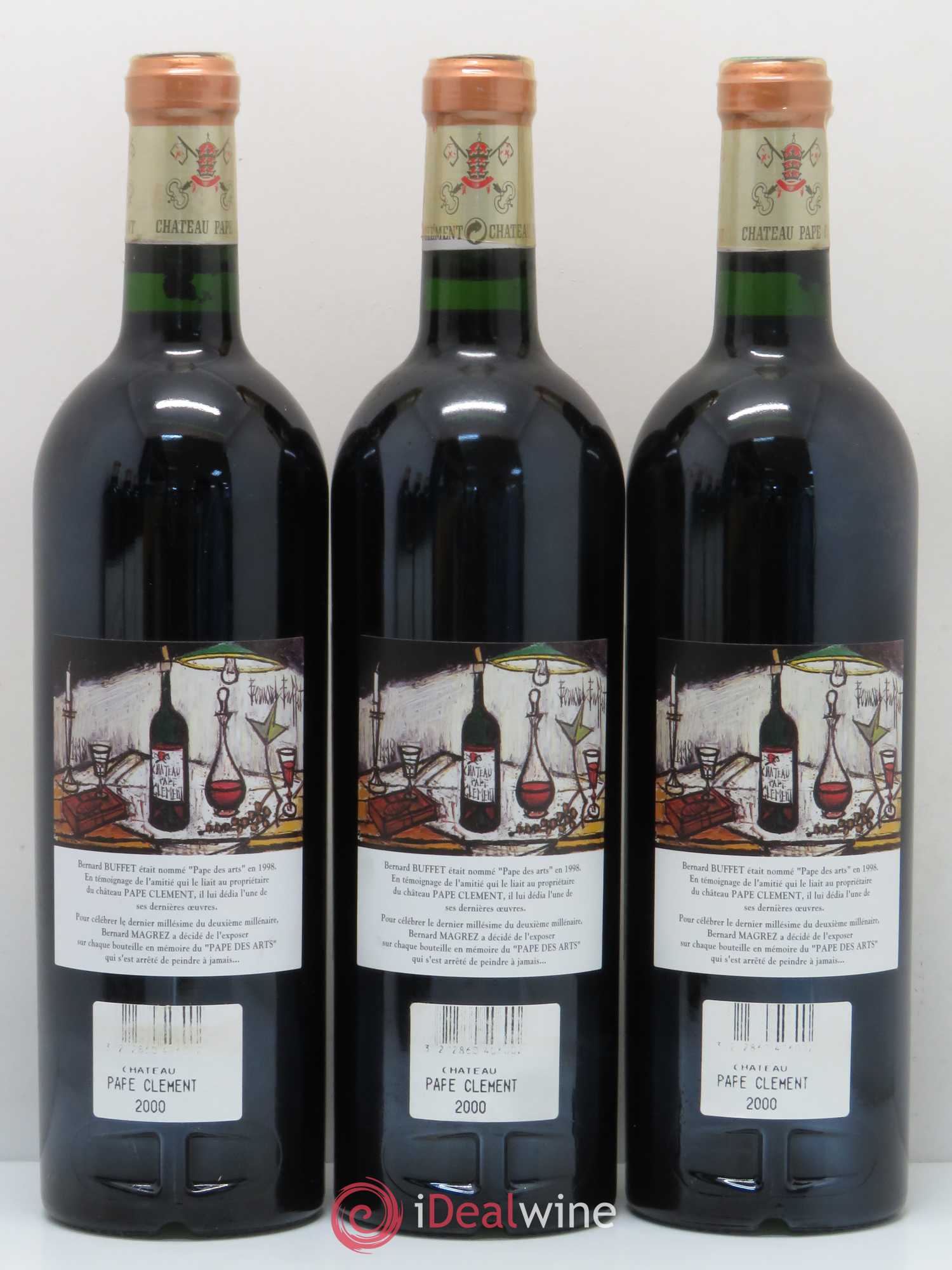 Château Pape Clément Cru Classé de Graves 2000 - Lot de 6 bouteilles - 4