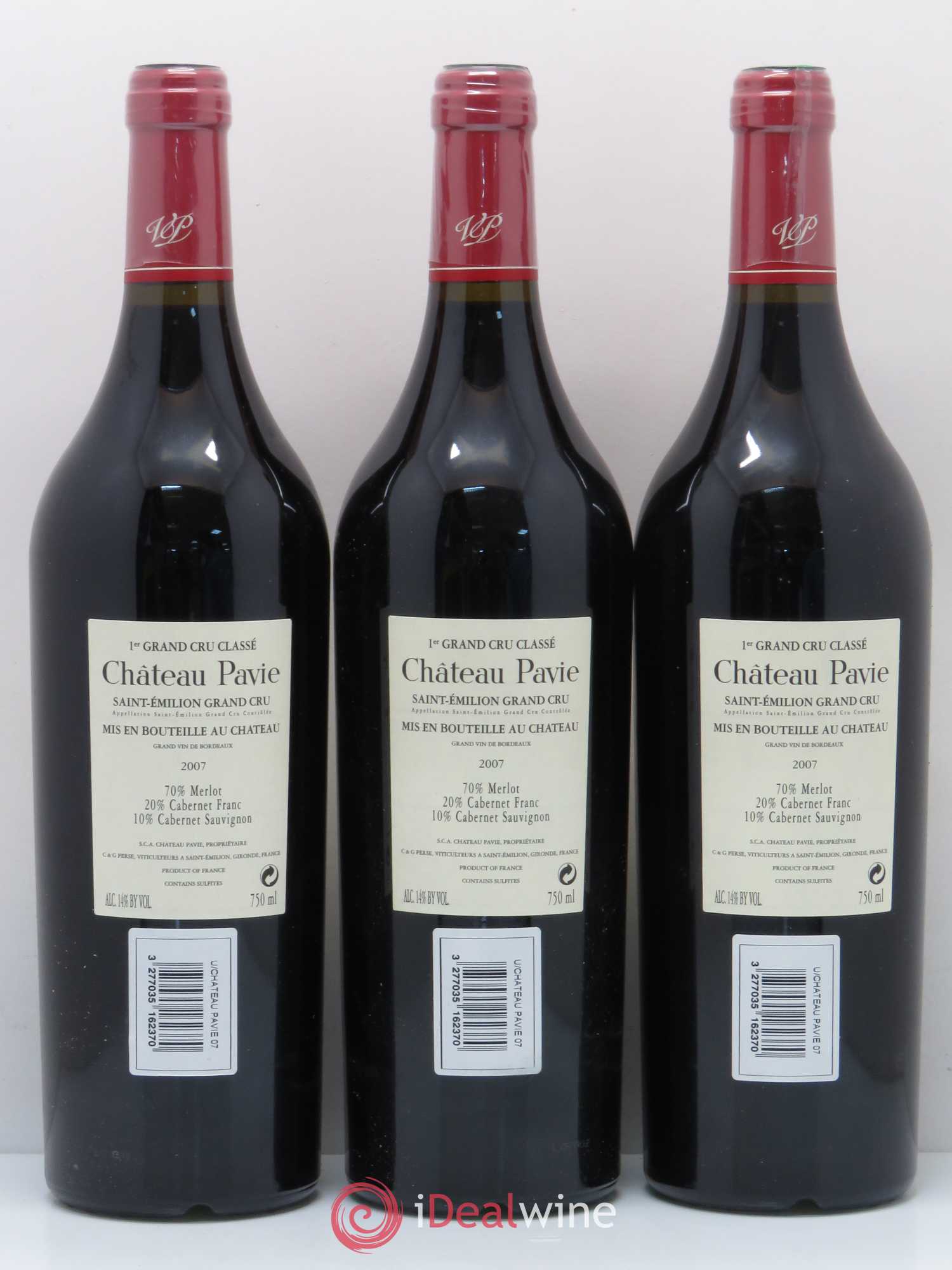Château Pavie 1er Grand Cru Classé A 2007 - Lot de 6 bouteilles - 4