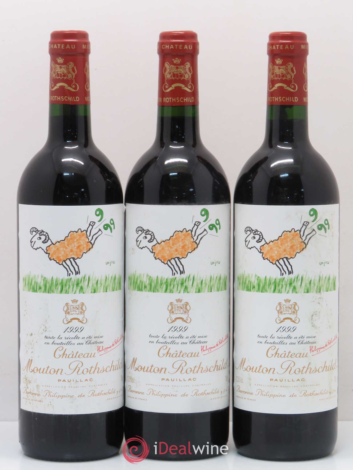 Château Mouton Rothschild 1er Grand Cru Classé 1999 - Lot de 12 bouteilles - 7