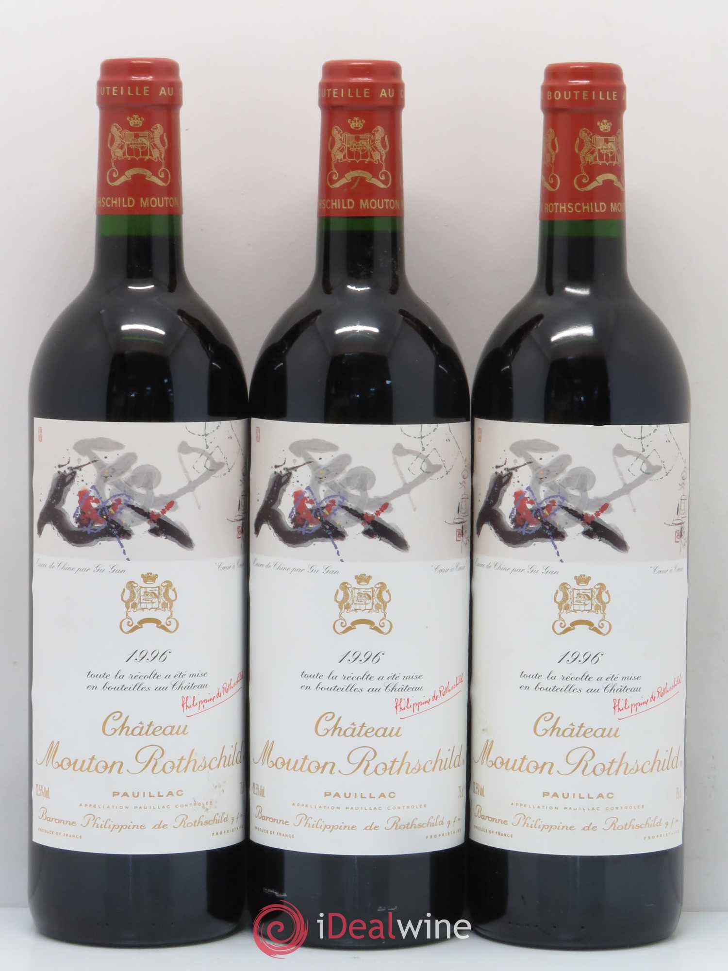 Château Mouton Rothschild 1er Grand Cru Classé 1996 - Lot de 12 bouteilles - 3