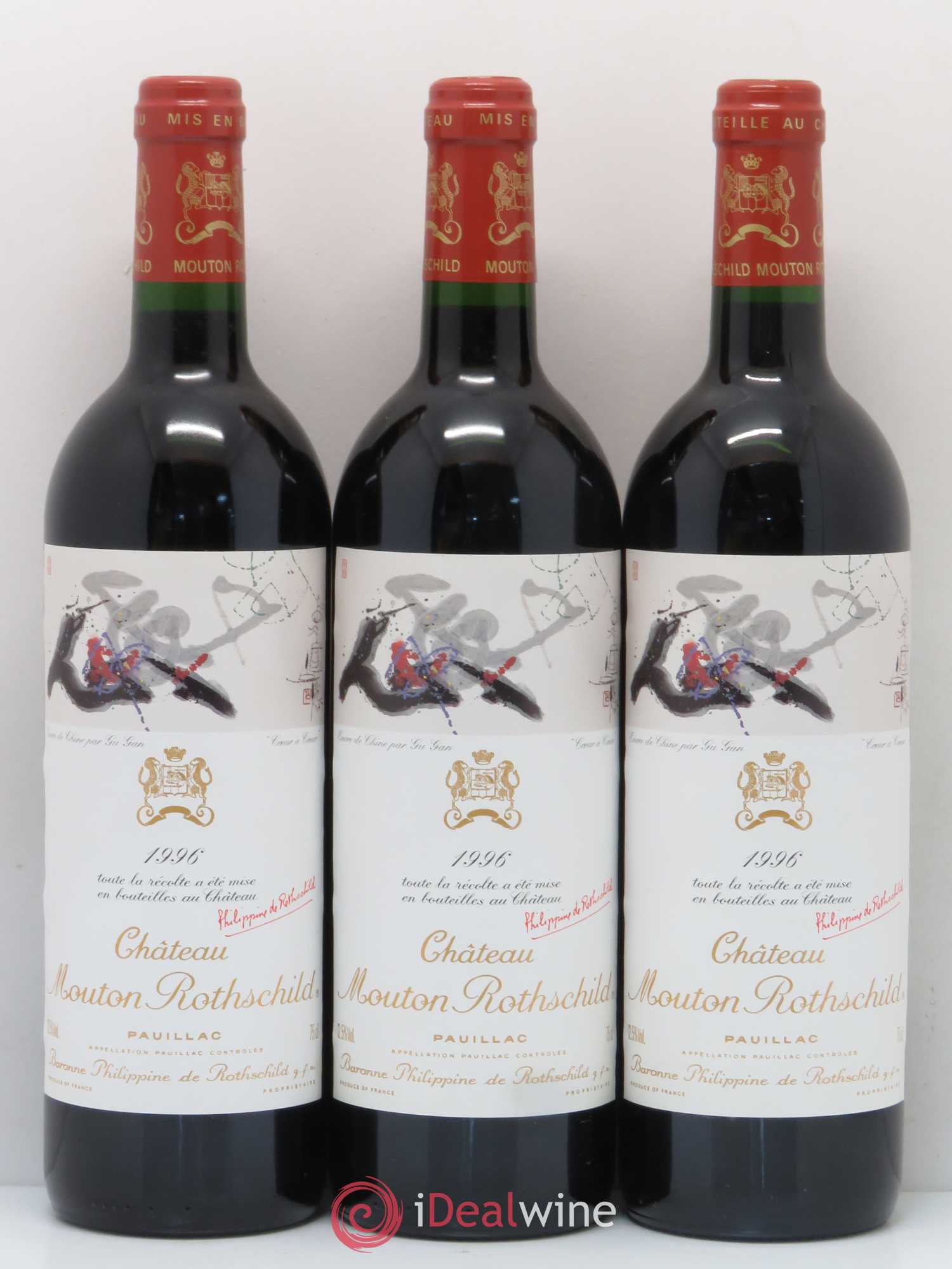 Château Mouton Rothschild 1er Grand Cru Classé 1996 - Lot de 12 bouteilles - 5