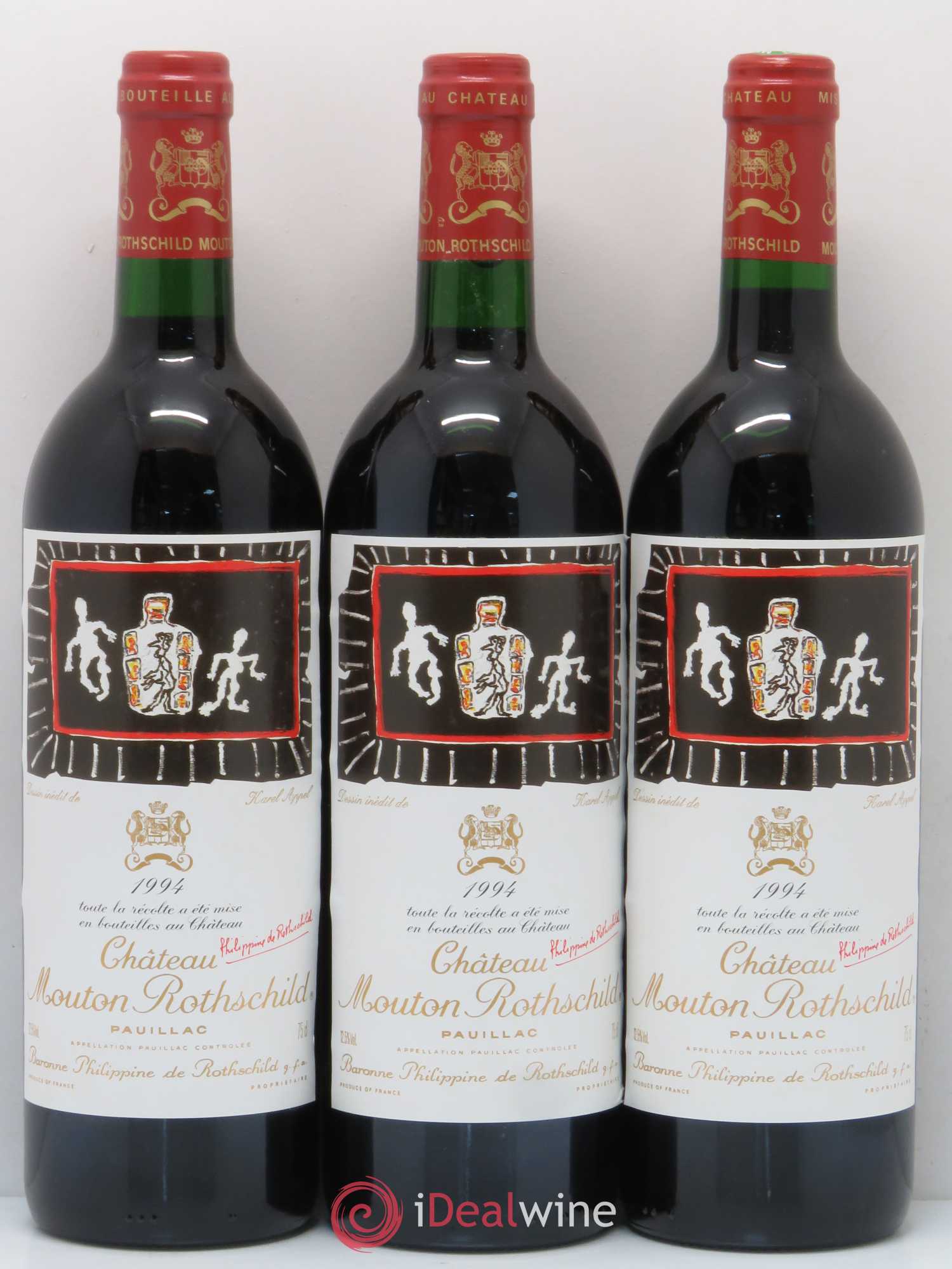 Château Mouton Rothschild 1er Grand Cru Classé 1994 - Lot de 6 bouteilles - 1