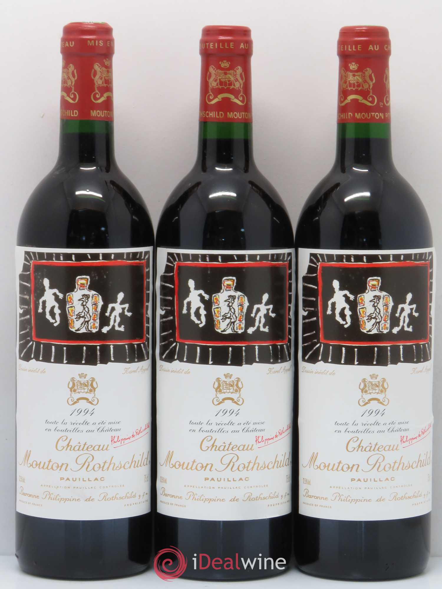 Château Mouton Rothschild 1er Grand Cru Classé 1994 - Lot de 6 bouteilles - 3