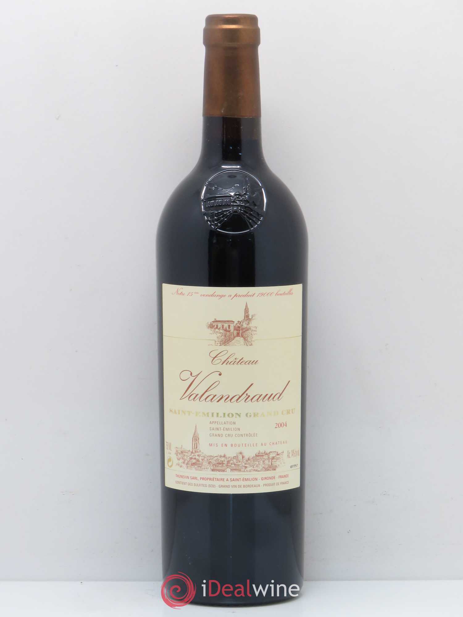 Château de Valandraud 2004 - Lot de 1 bouteille - 0