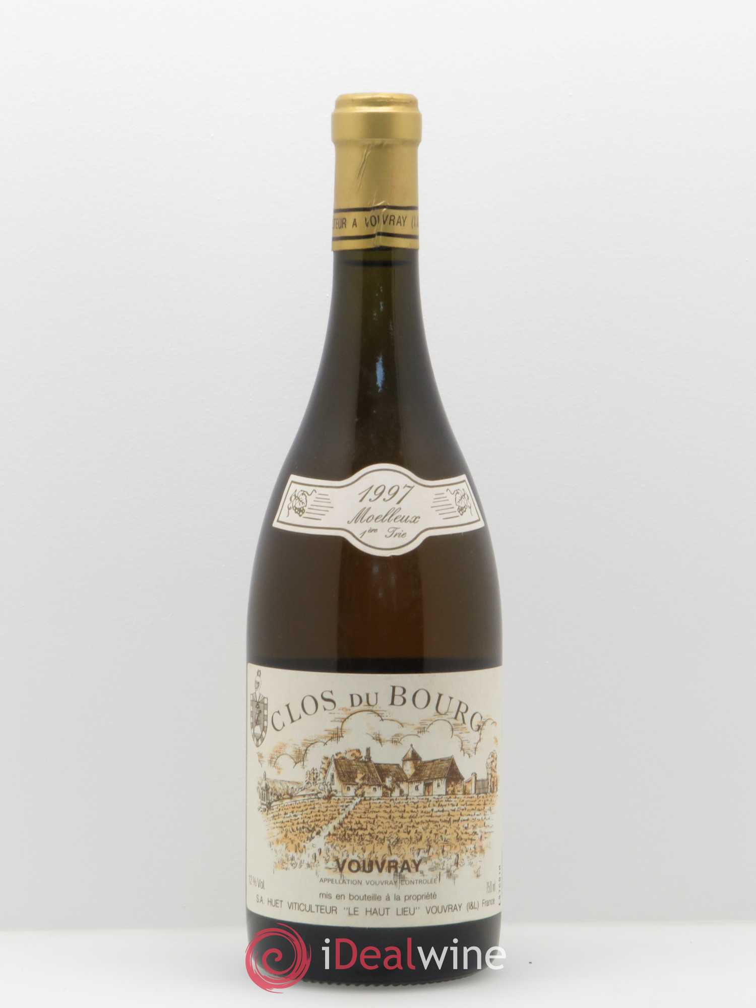 Vouvray Clos du Bourg Moelleux 1ère trie Domaine Huet 1997 - Posten von 1 Flasche - 0