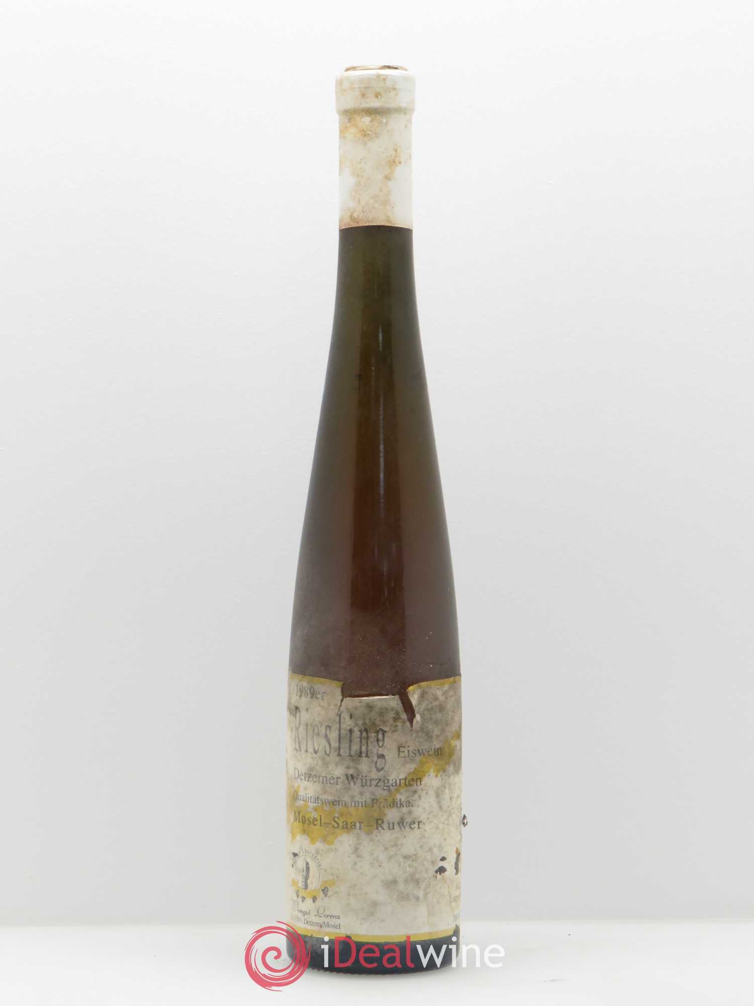 Allemagne Mosel-Saar Detzemer Wurzgarten Riesling Eiswein 1989 - Posten von 1 Flasche - 0