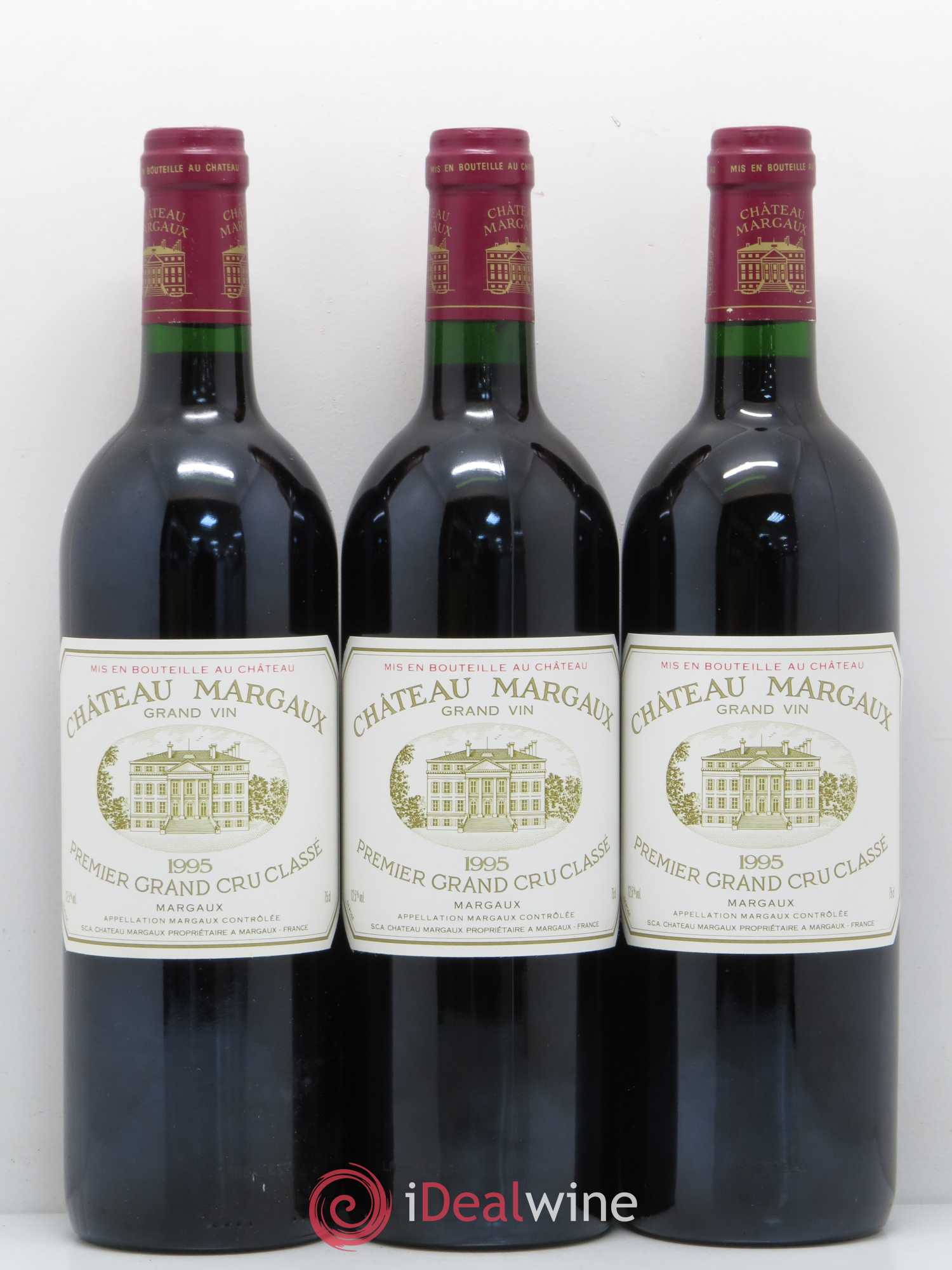 Château Margaux 1er Grand Cru Classé 1995 - Lot de 12 bouteilles - 3