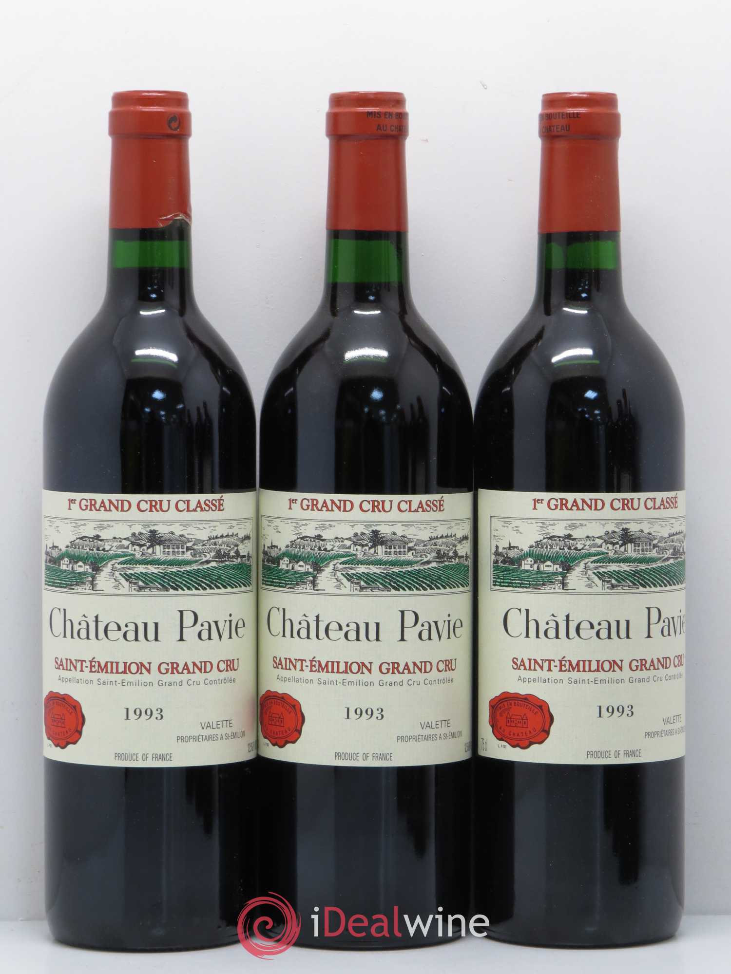 Château Pavie 1er Grand Cru Classé A 1993 - Lot de 12 bouteilles - 2