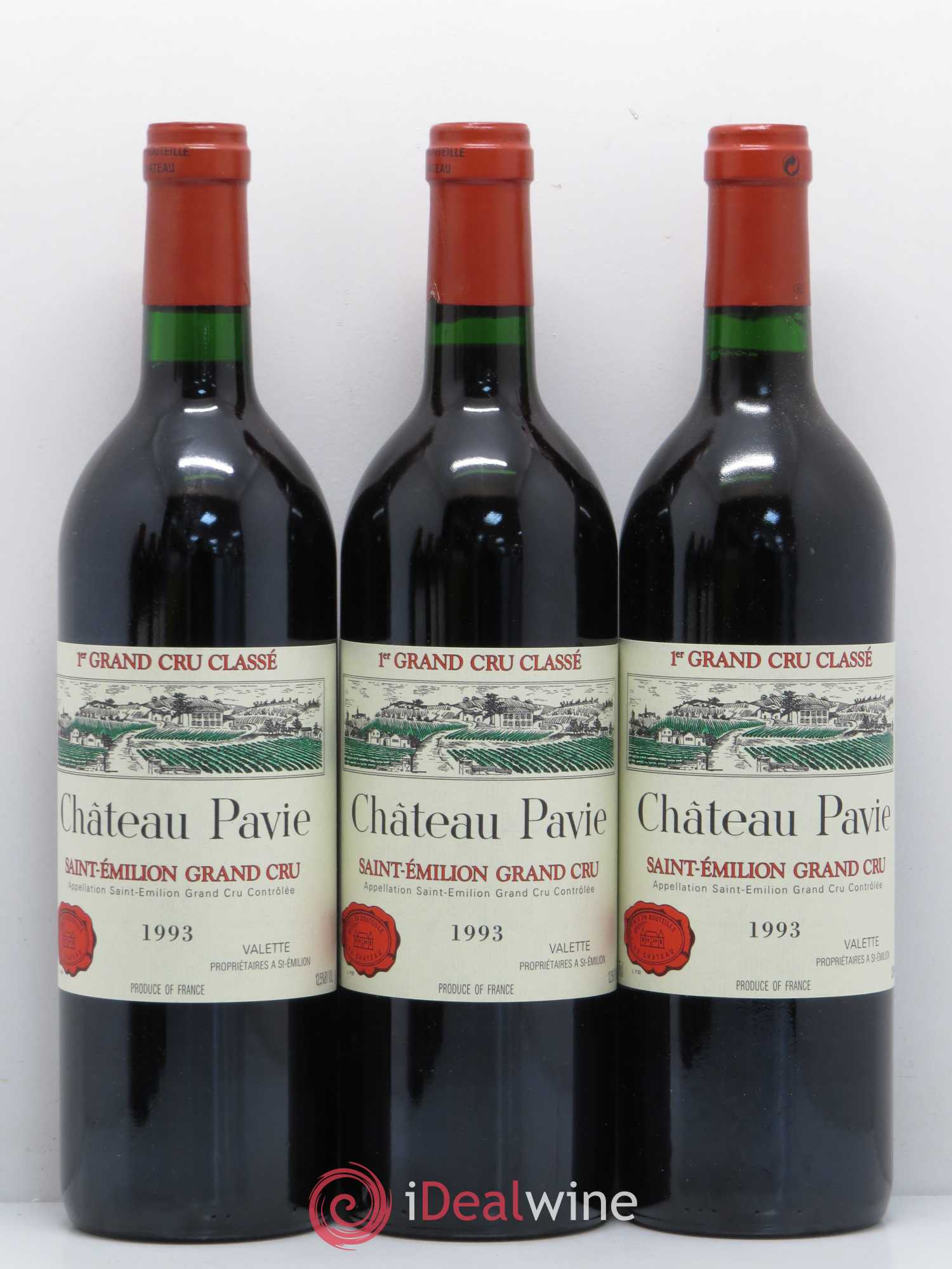 Château Pavie 1er Grand Cru Classé A 1993 - Lot de 12 bouteilles - 3