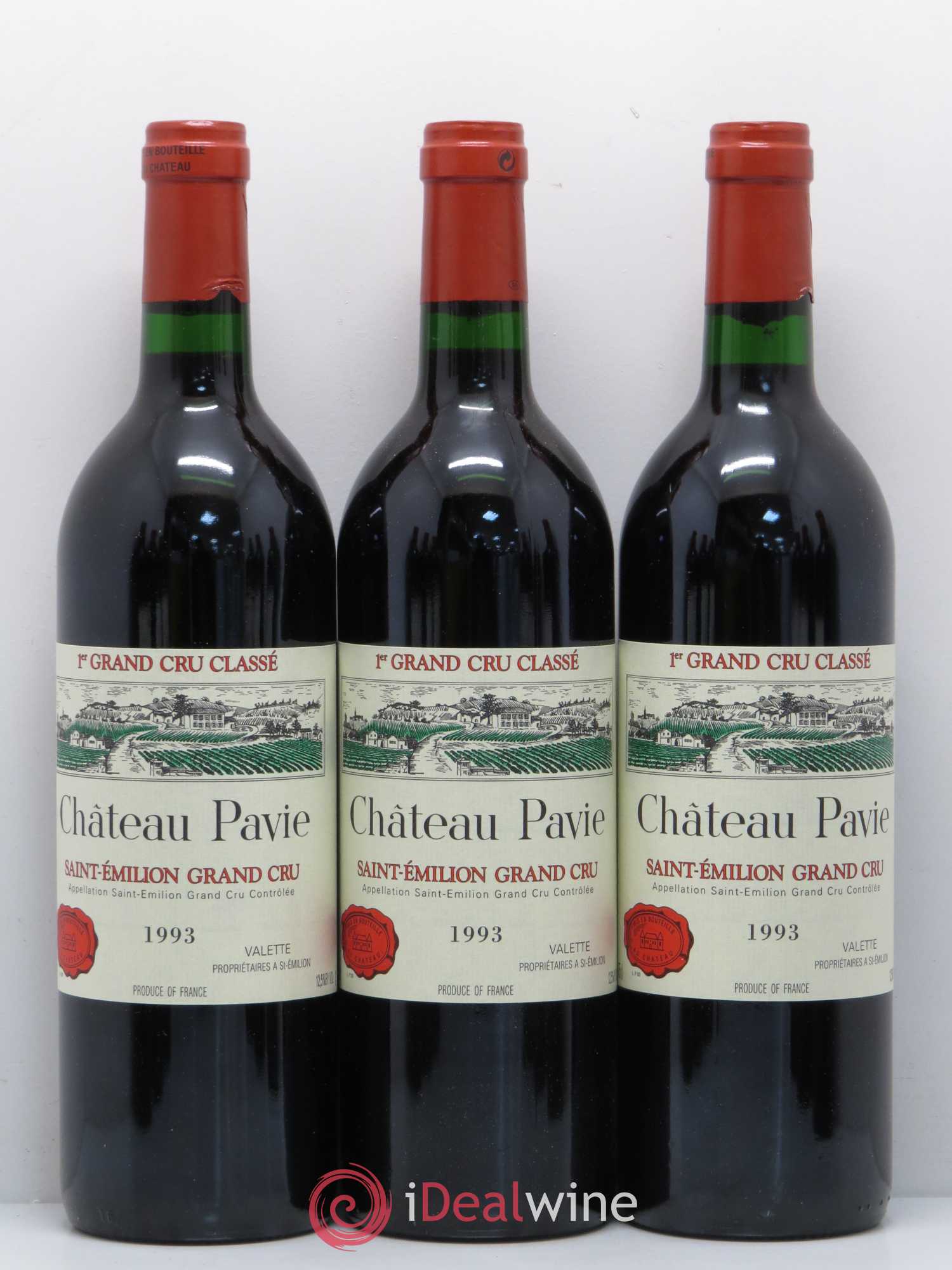 Château Pavie 1er Grand Cru Classé A 1993 - Lot de 12 bouteilles - 4