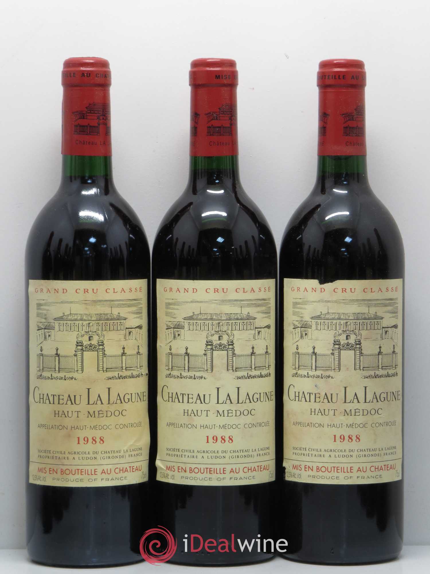 Château la Lagune 3ème Grand Cru Classé 1988 - Lot de 12 bouteilles - 1