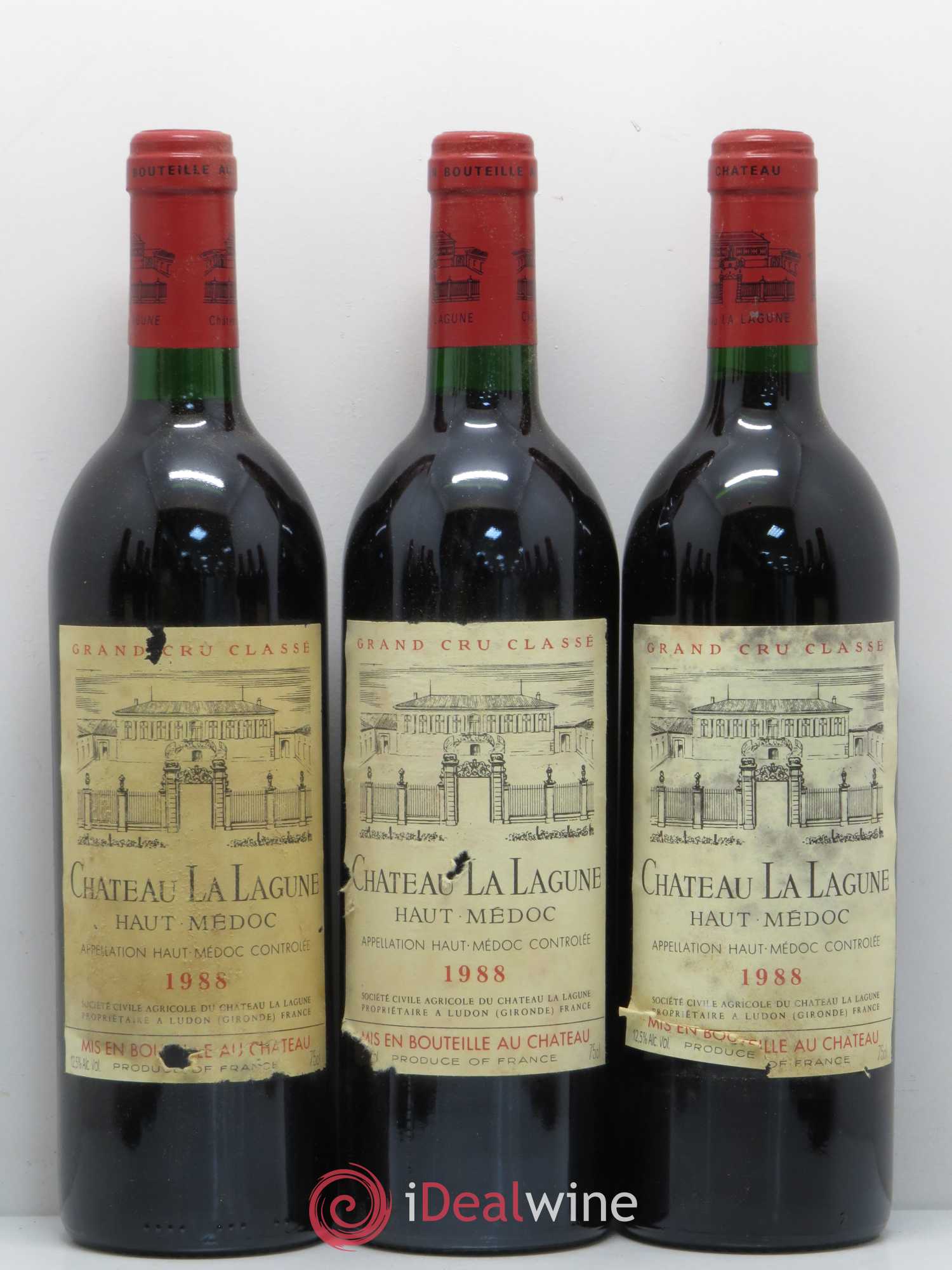 Château la Lagune 3ème Grand Cru Classé 1988 - Lot de 12 bouteilles - 2