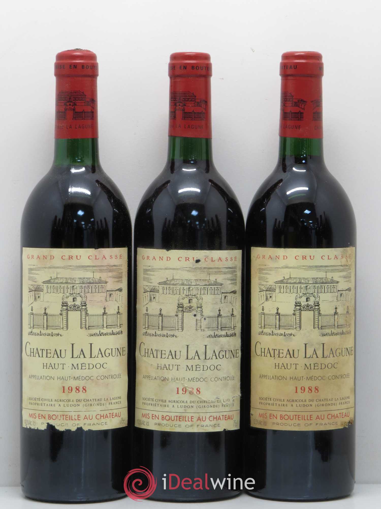 Château la Lagune 3ème Grand Cru Classé 1988 - Lot de 12 bouteilles - 3