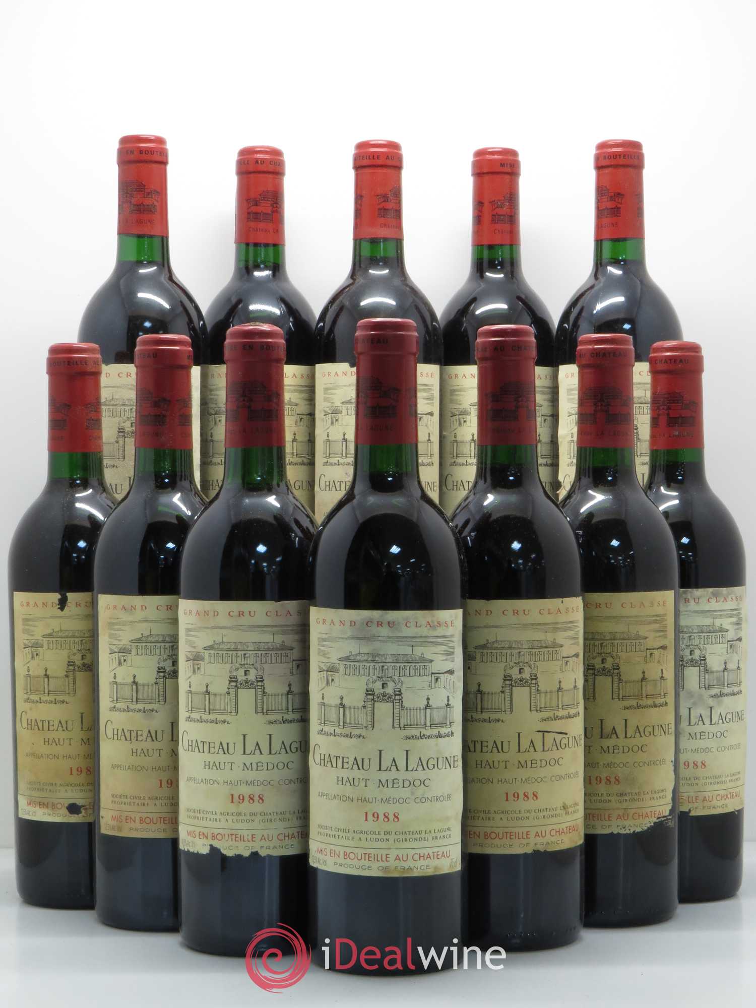 Château la Lagune 3ème Grand Cru Classé 1988 - Lot de 12 bouteilles - 0