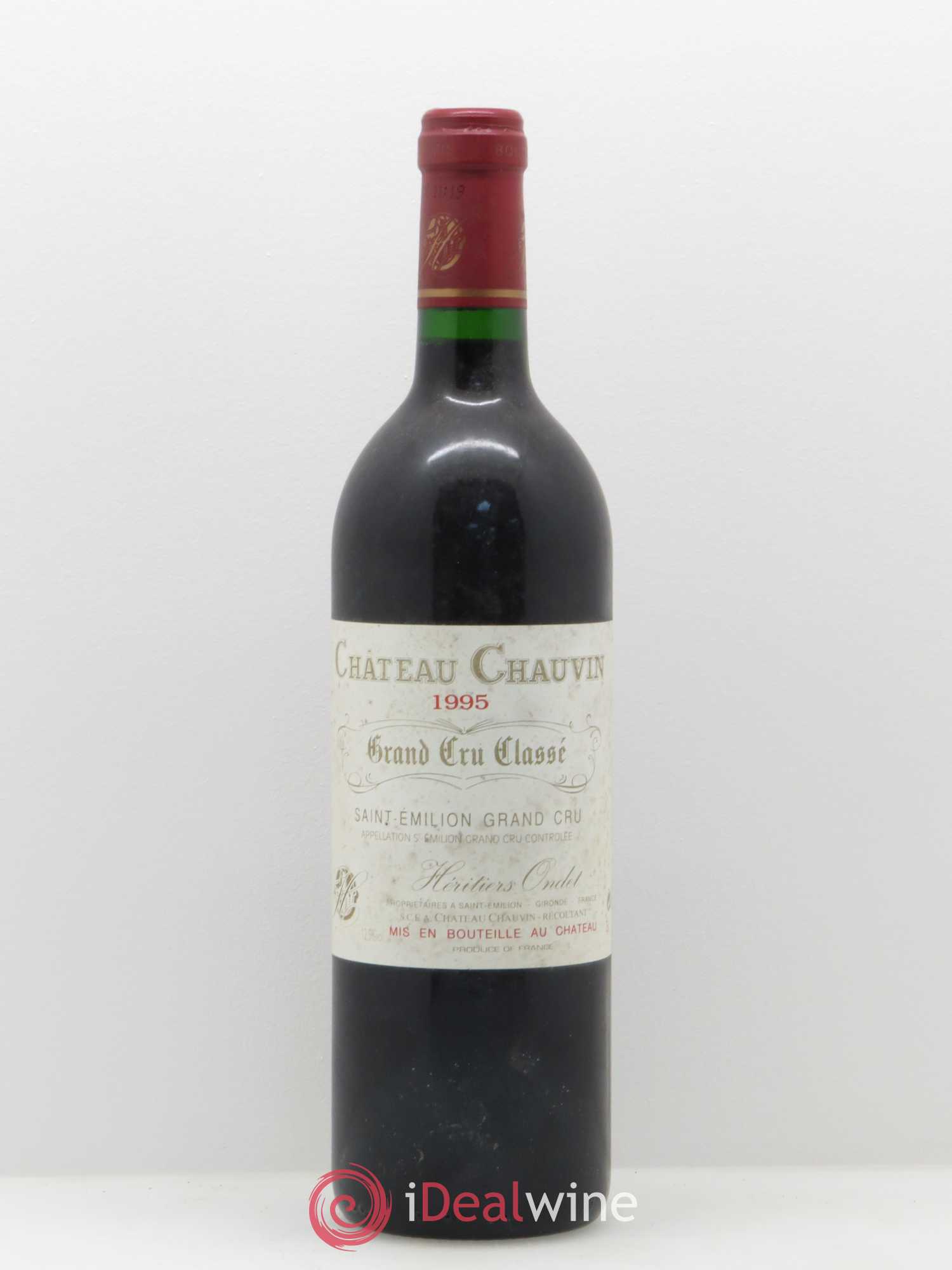Château Chauvin Grand Cru Classé 1995 - Lot de 1 bouteille - 0