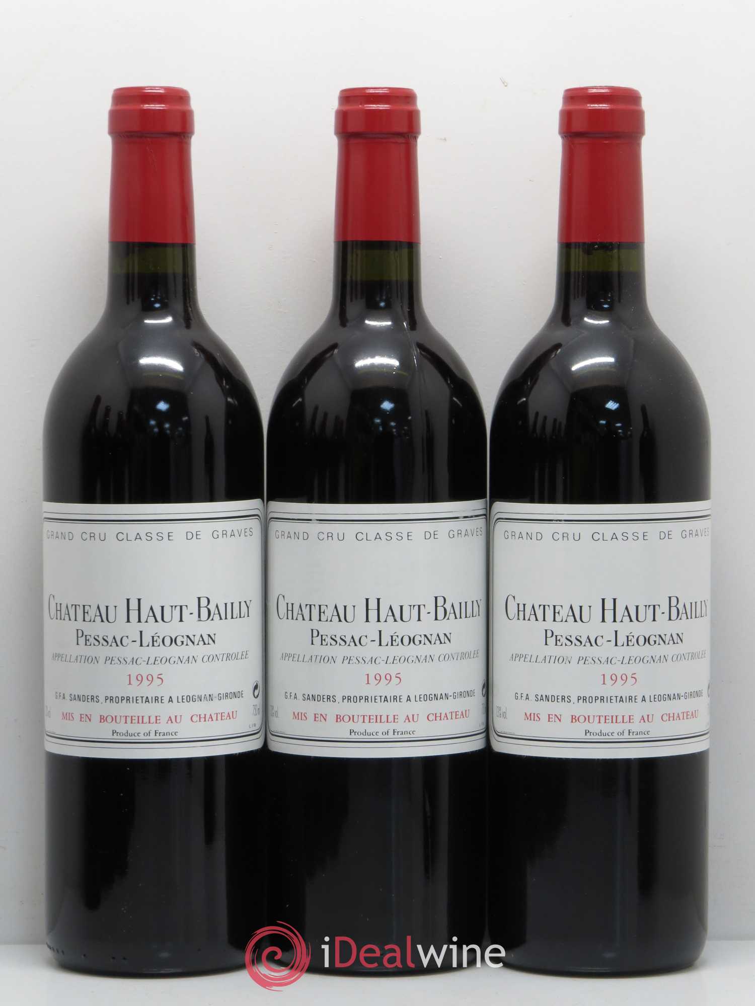 Château Haut-Bailly Cru Classé de Graves 1995 - Lot de 12 bouteilles - 2