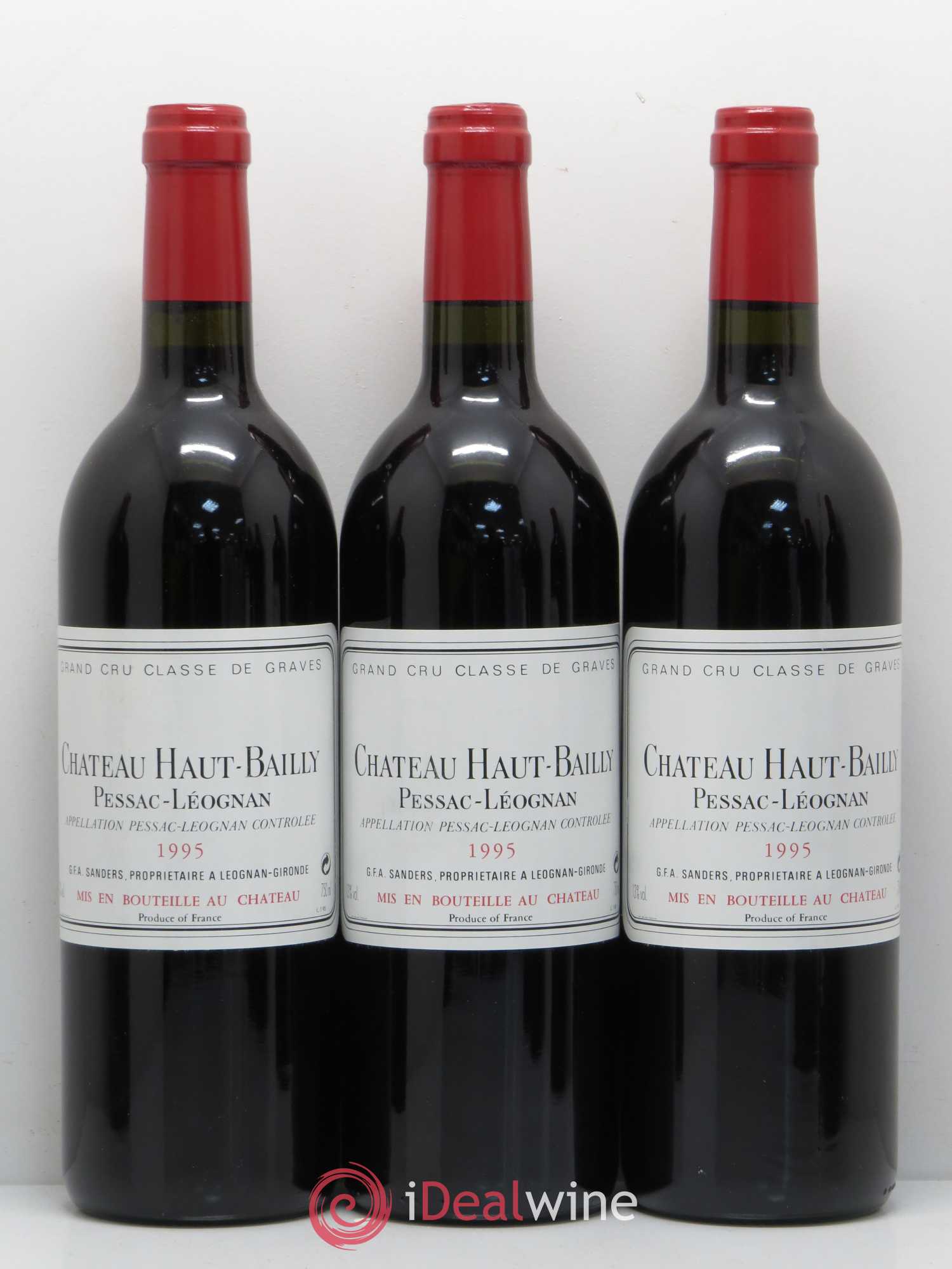 Château Haut-Bailly Cru Classé de Graves 1995 - Lot de 12 bouteilles - 4