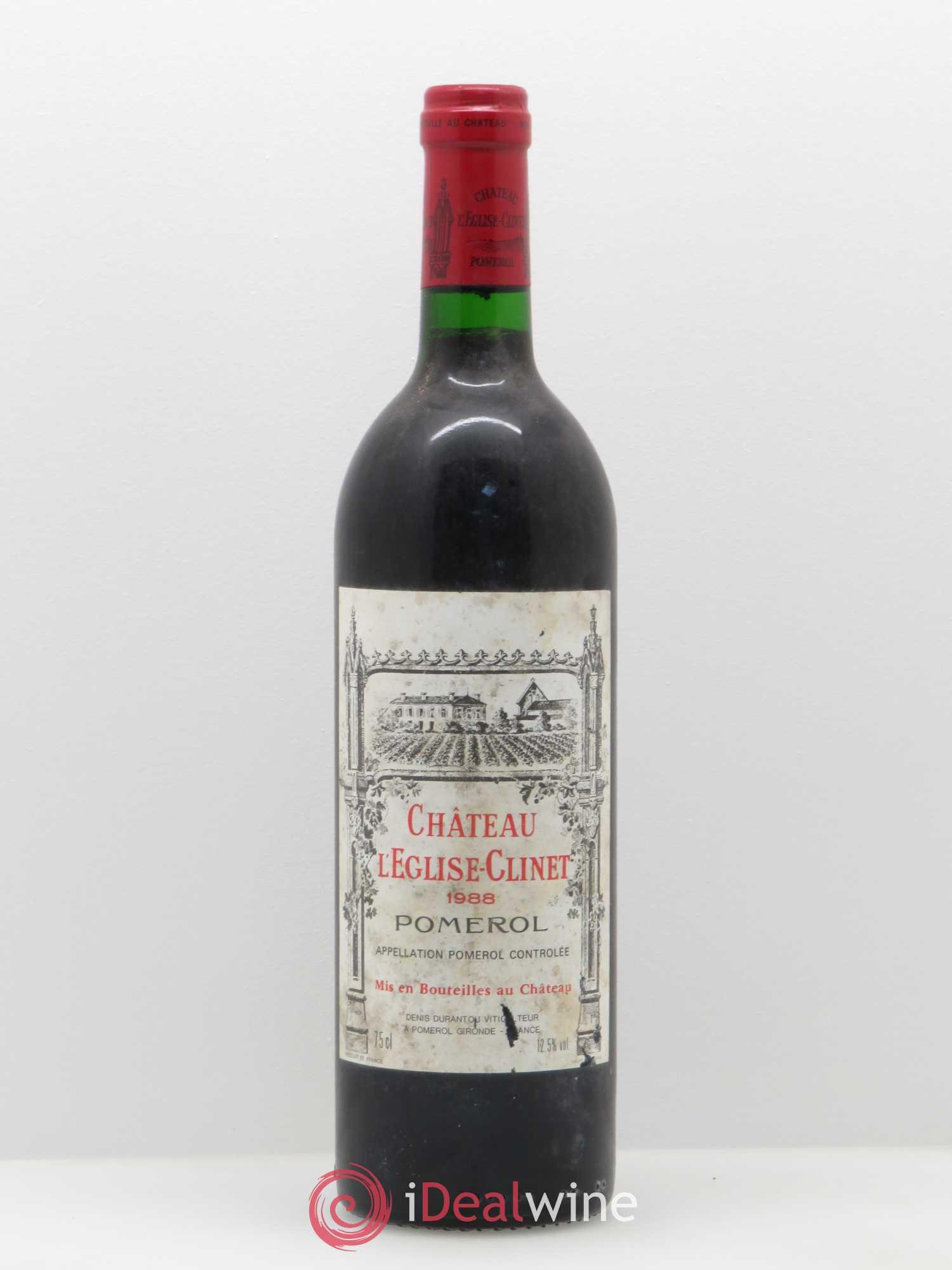Château l' Église Clinet 1988 - Lot de 1 bouteille - 0