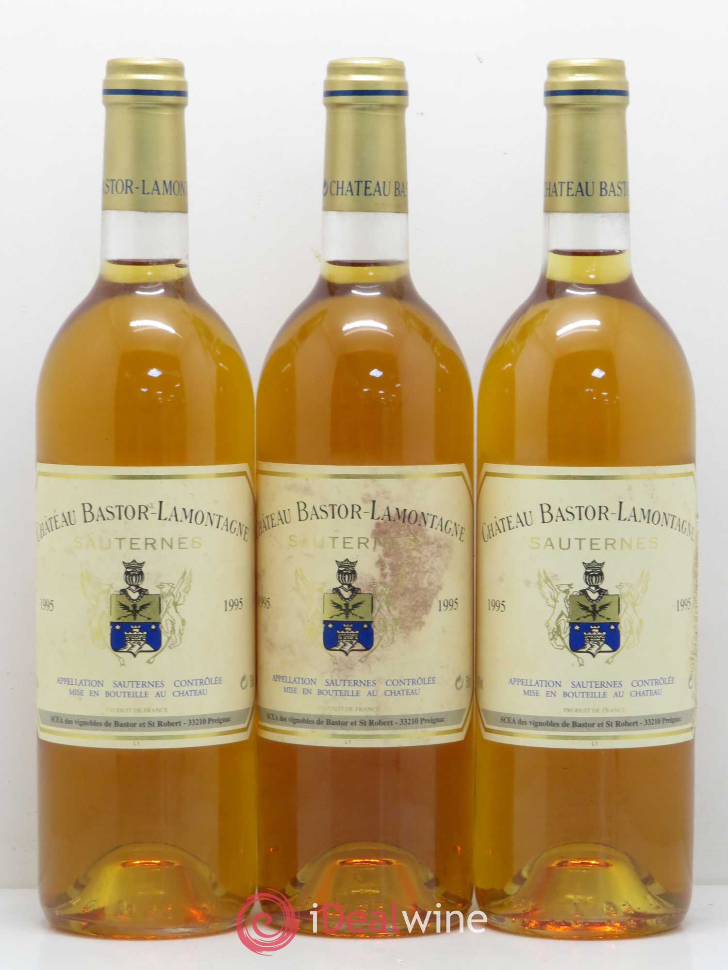 Château Bastor Lamontagne 1995 - Lotto di 12 bottiglie - 4