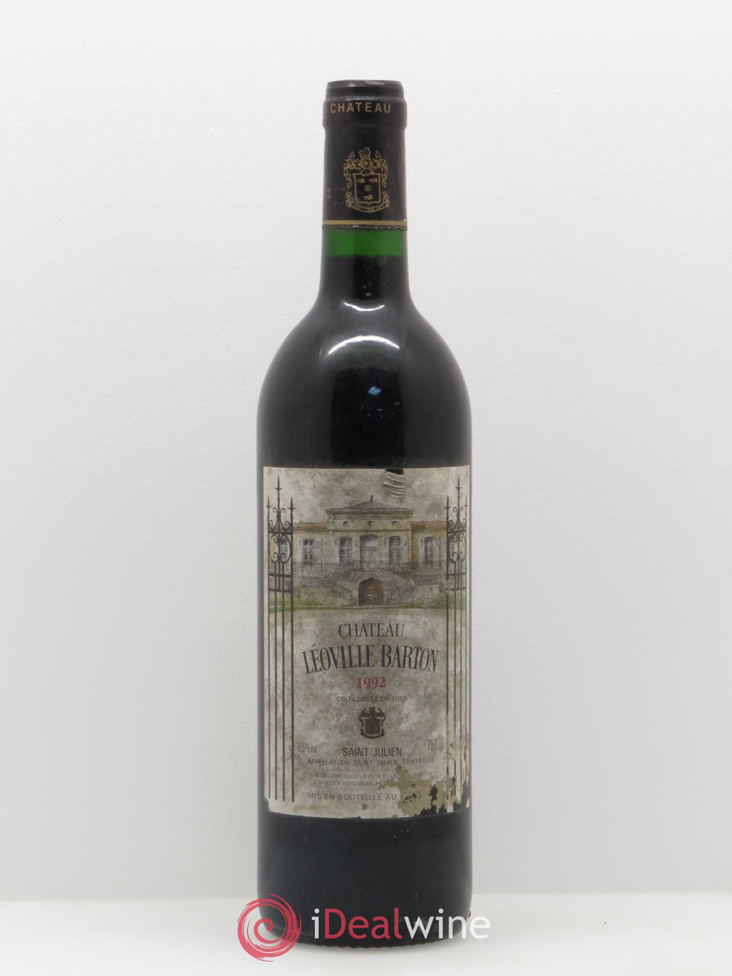 Château Léoville Barton 2ème Grand Cru Classé 1992 - Lot de 1 bouteille - 0
