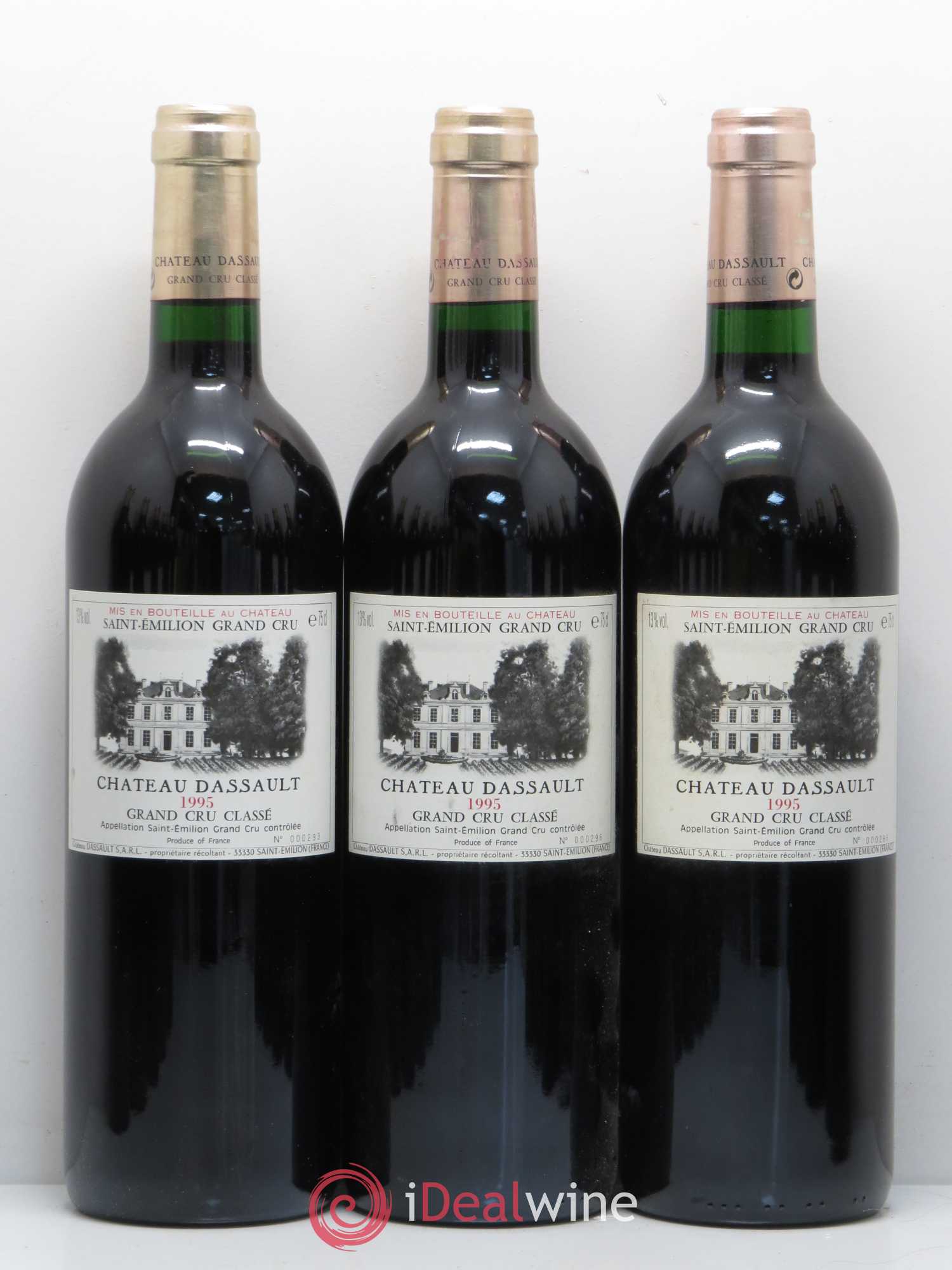 Château Dassault Grand Cru Classé 1995 - Lot de 12 bouteilles - 1