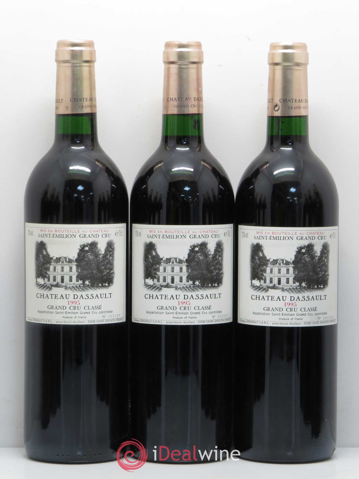 Château Dassault Grand Cru Classé 1995 - Lot de 12 bouteilles - 2