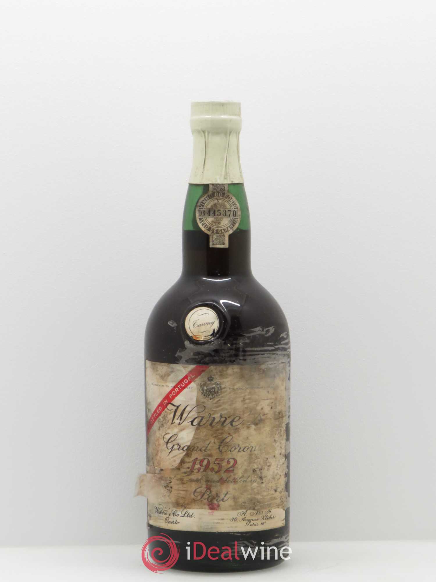 Porto Warre's Grand Coron 1952 - Posten von 1 Flasche - 0
