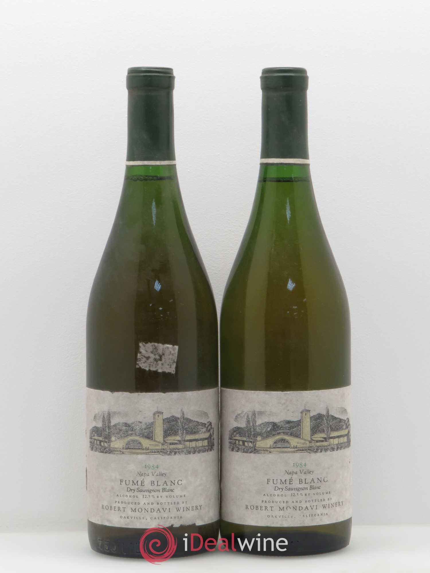 USA Fumé Blanc Robert Mondavi 1984 - Posten von 2 Flaschen - 0