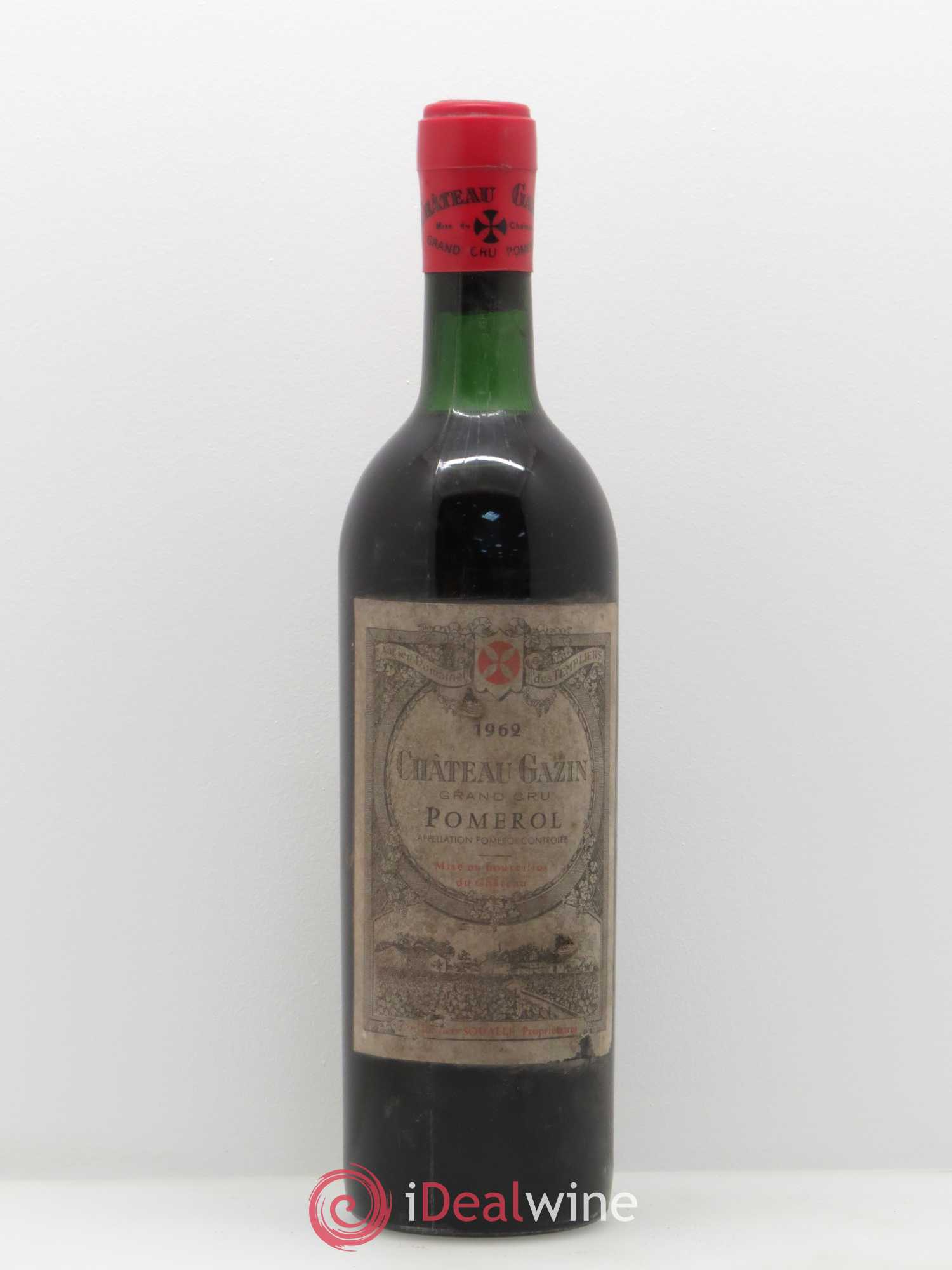 Château Gazin 1962 - Lot de 1 bouteille - 0