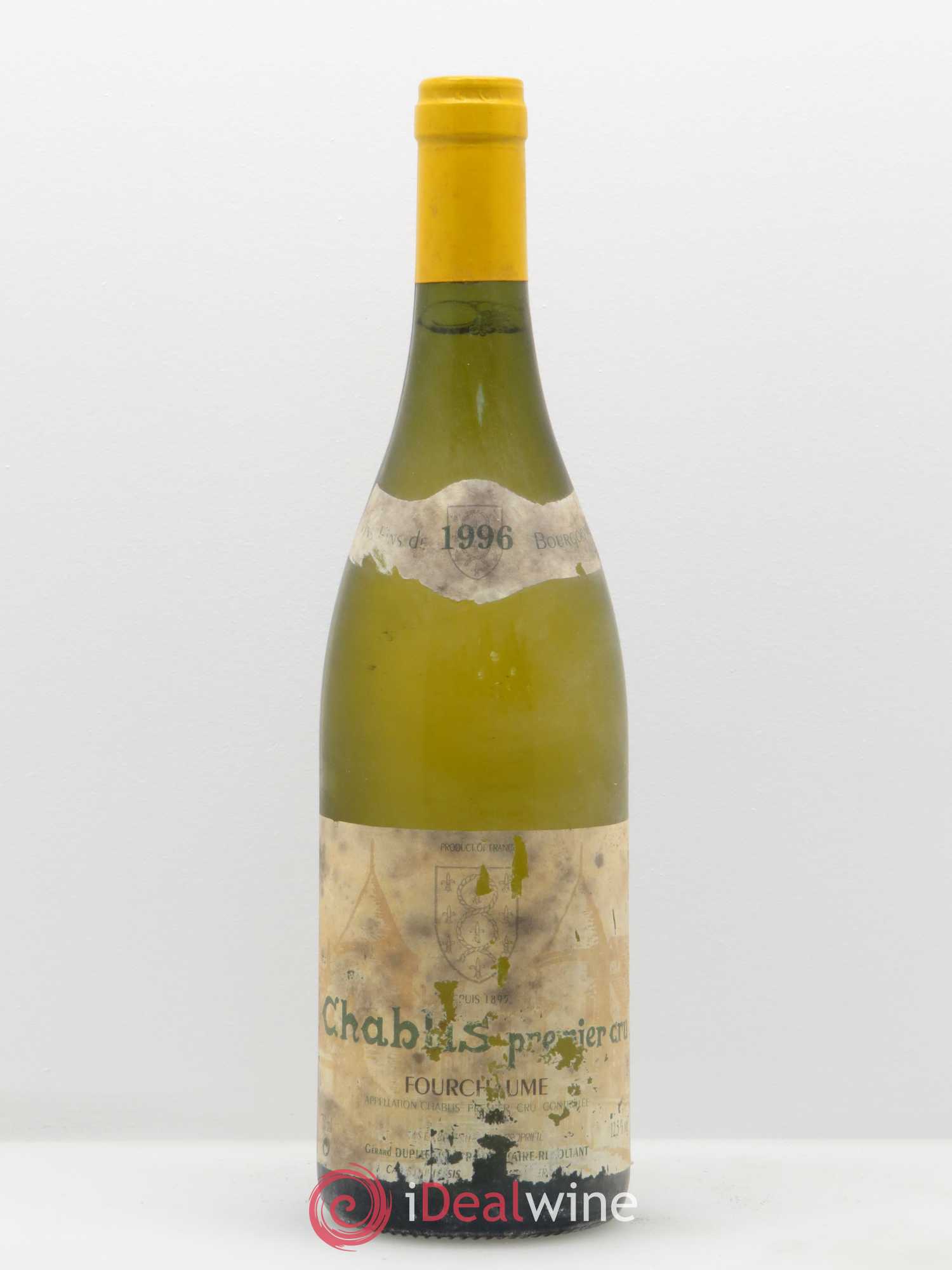 Chablis 1er Cru Fourchaume Gerard Duplessis 1996 - Posten von 1 Flasche - 0