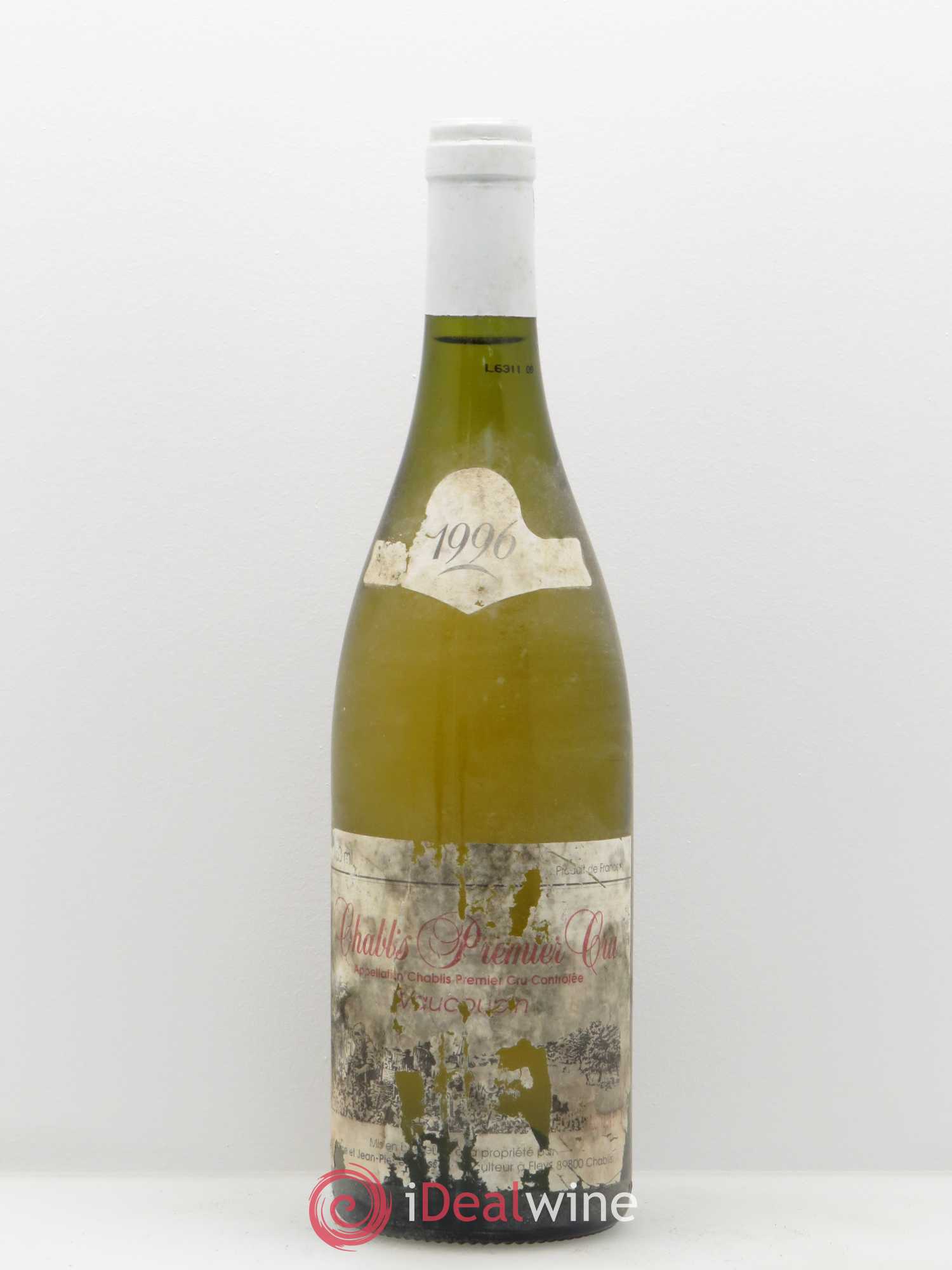 Chablis 1er Cru Vaucoupin Jean Pierre Grossot (sans prix de réserve) 1996 - Posten von 1 Flasche - 0
