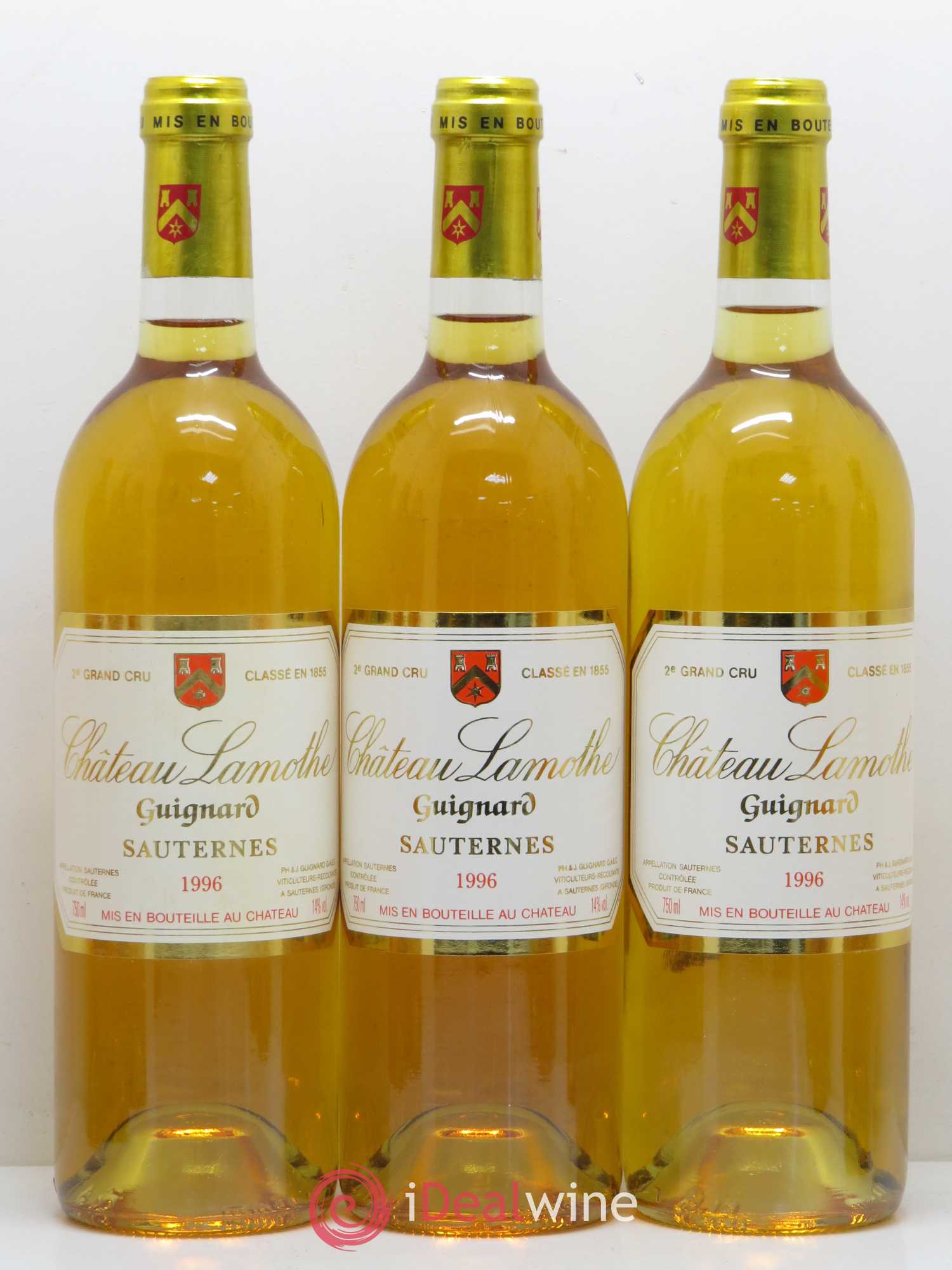 Château Lamothe Guignard 2ème Grand Cru Classé 1996 - Lotto di 12 bottiglie - 2