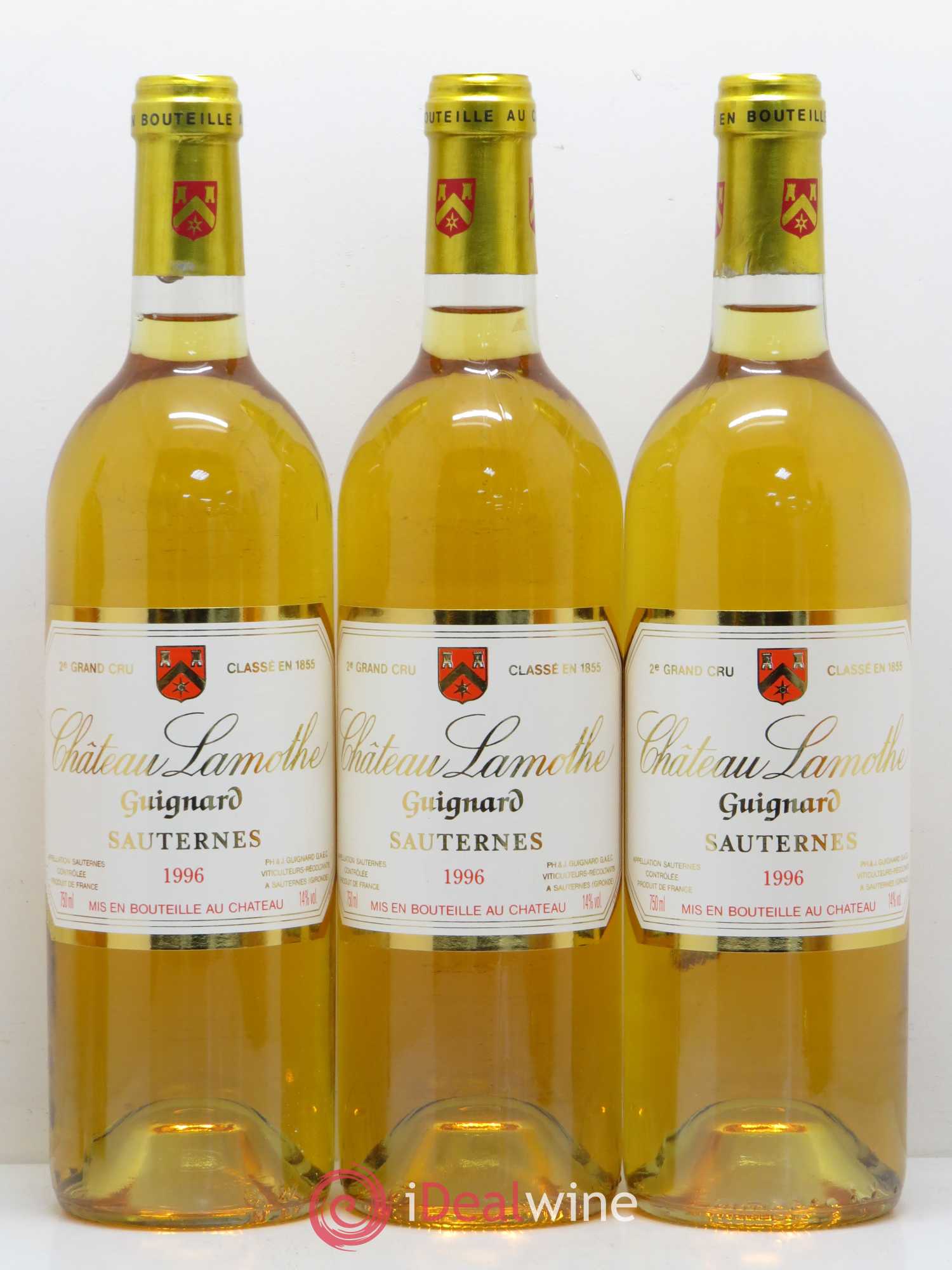 Château Lamothe Guignard 2ème Grand Cru Classé 1996 - Lotto di 12 bottiglie - 3