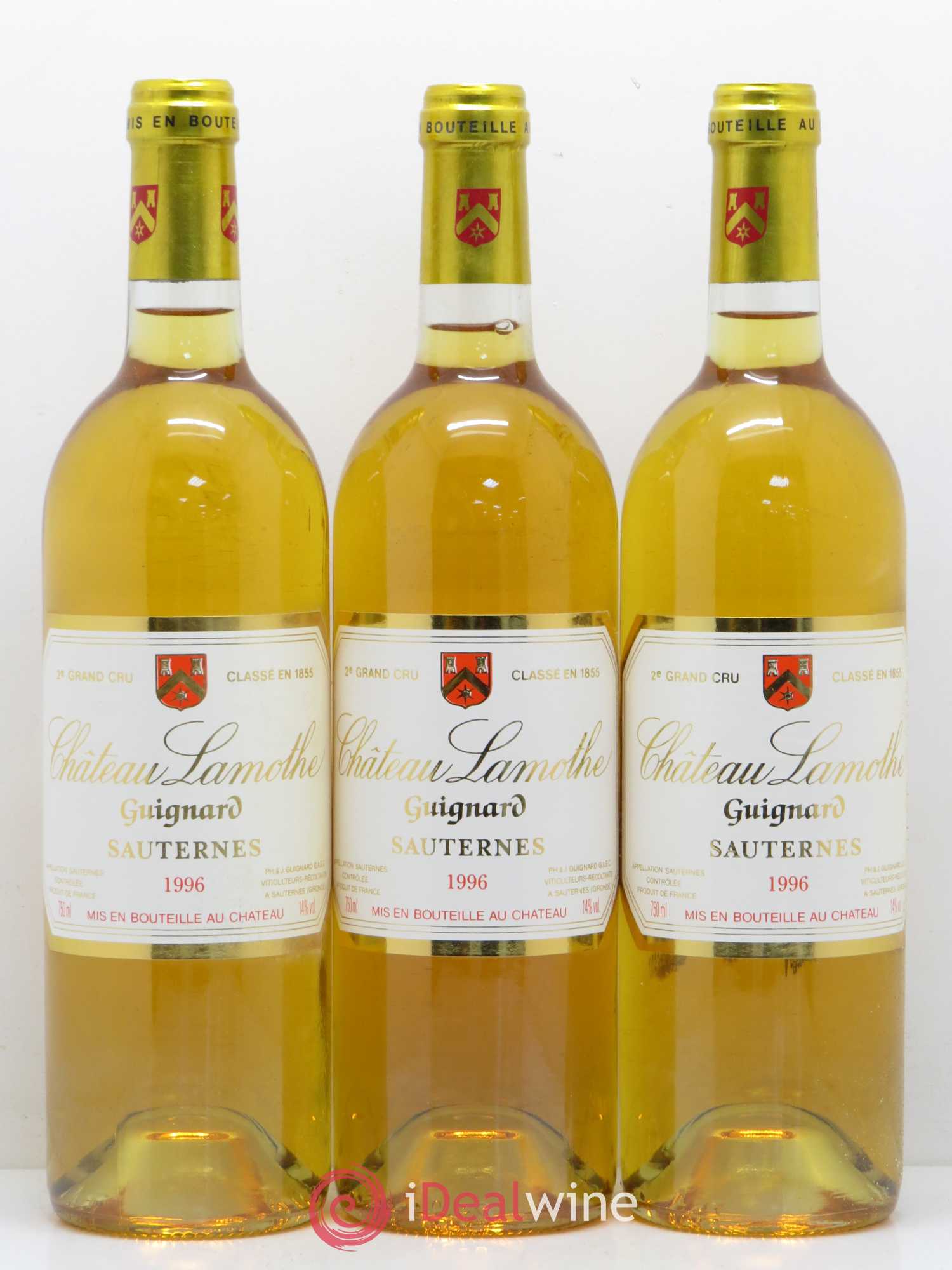 Château Lamothe Guignard 2ème Grand Cru Classé 1996 - Lotto di 12 bottiglie - 4
