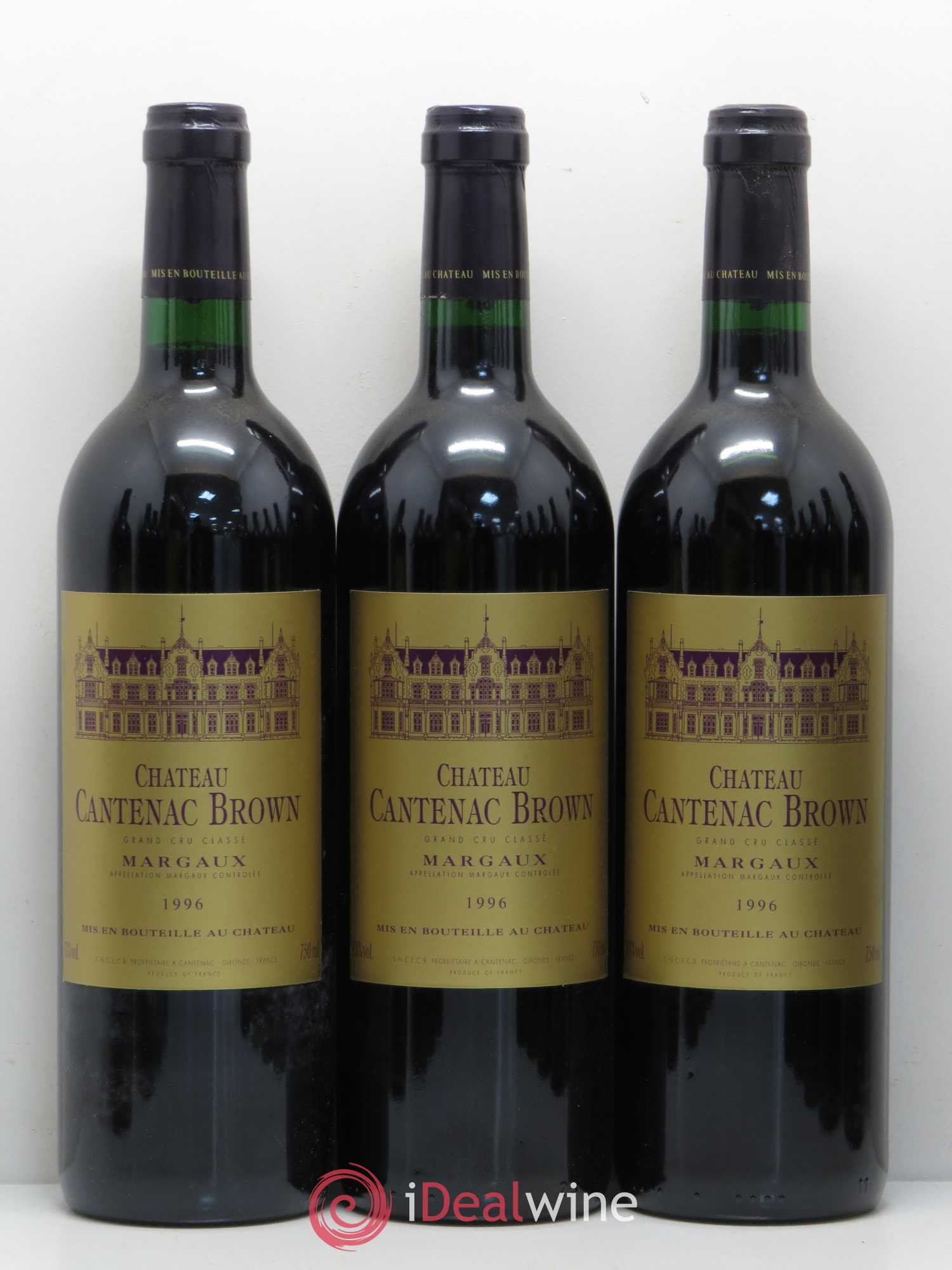 Château Cantenac Brown 3ème Grand Cru Classé 1996 - Lot de 12 bouteilles - 4