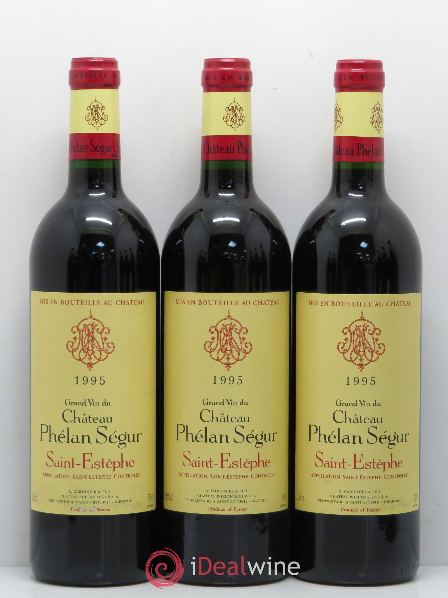 Château Phélan Ségur 1995 - Lot de 12 bouteilles - 2