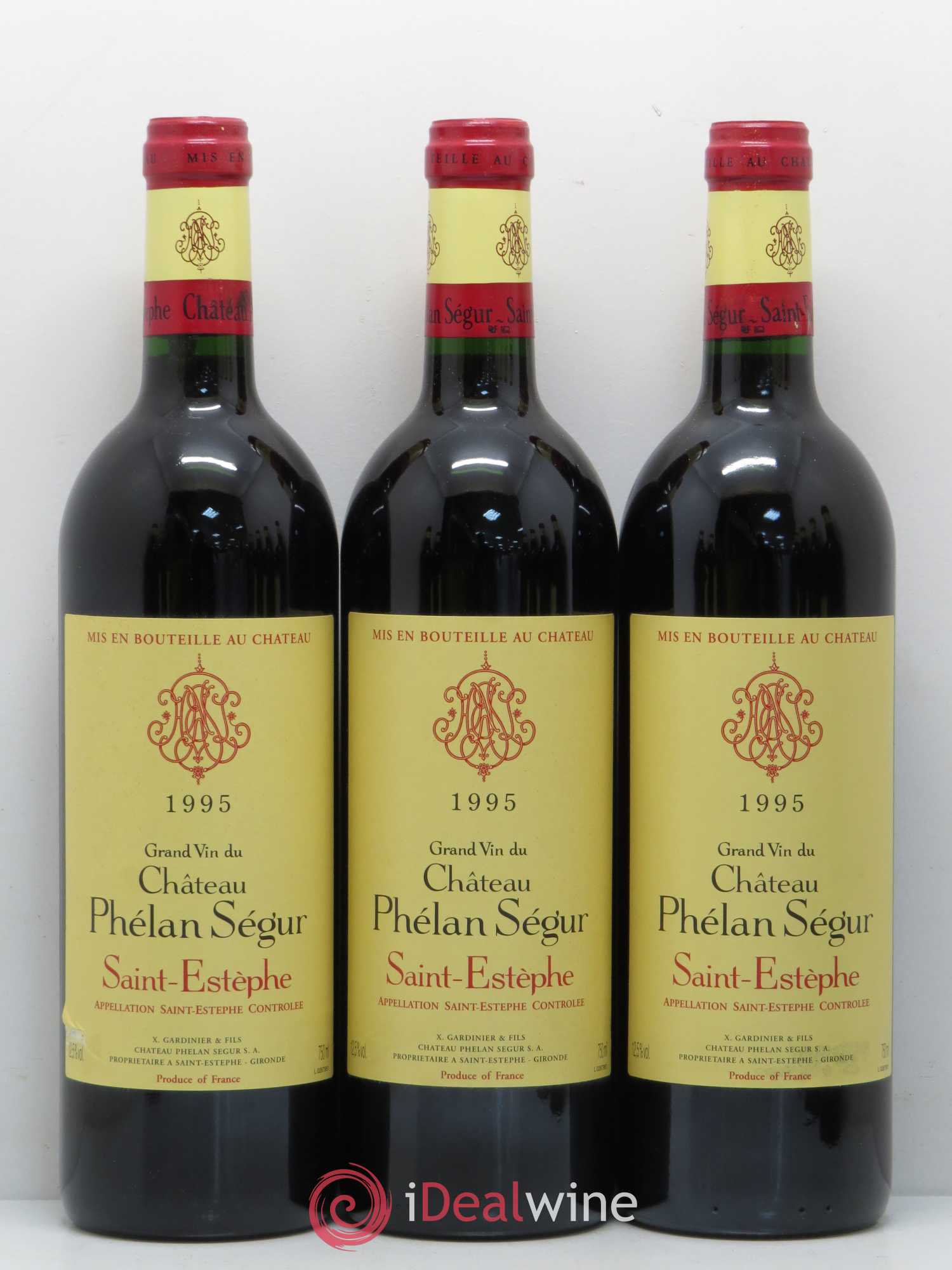 Château Phélan Ségur 1995 - Lot de 12 bouteilles - 3
