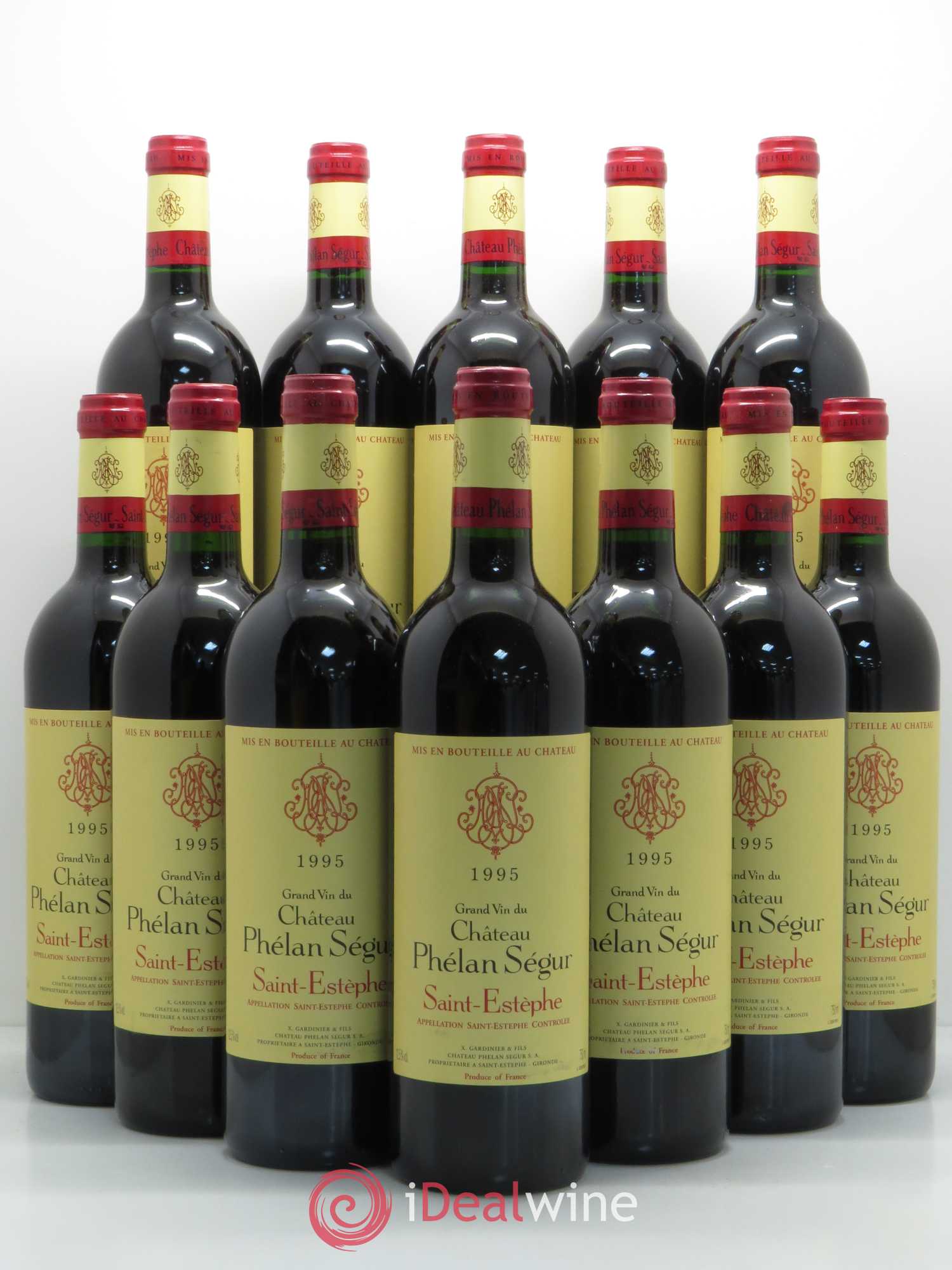 Château Phélan Ségur 1995 - Lot de 12 bouteilles - 0