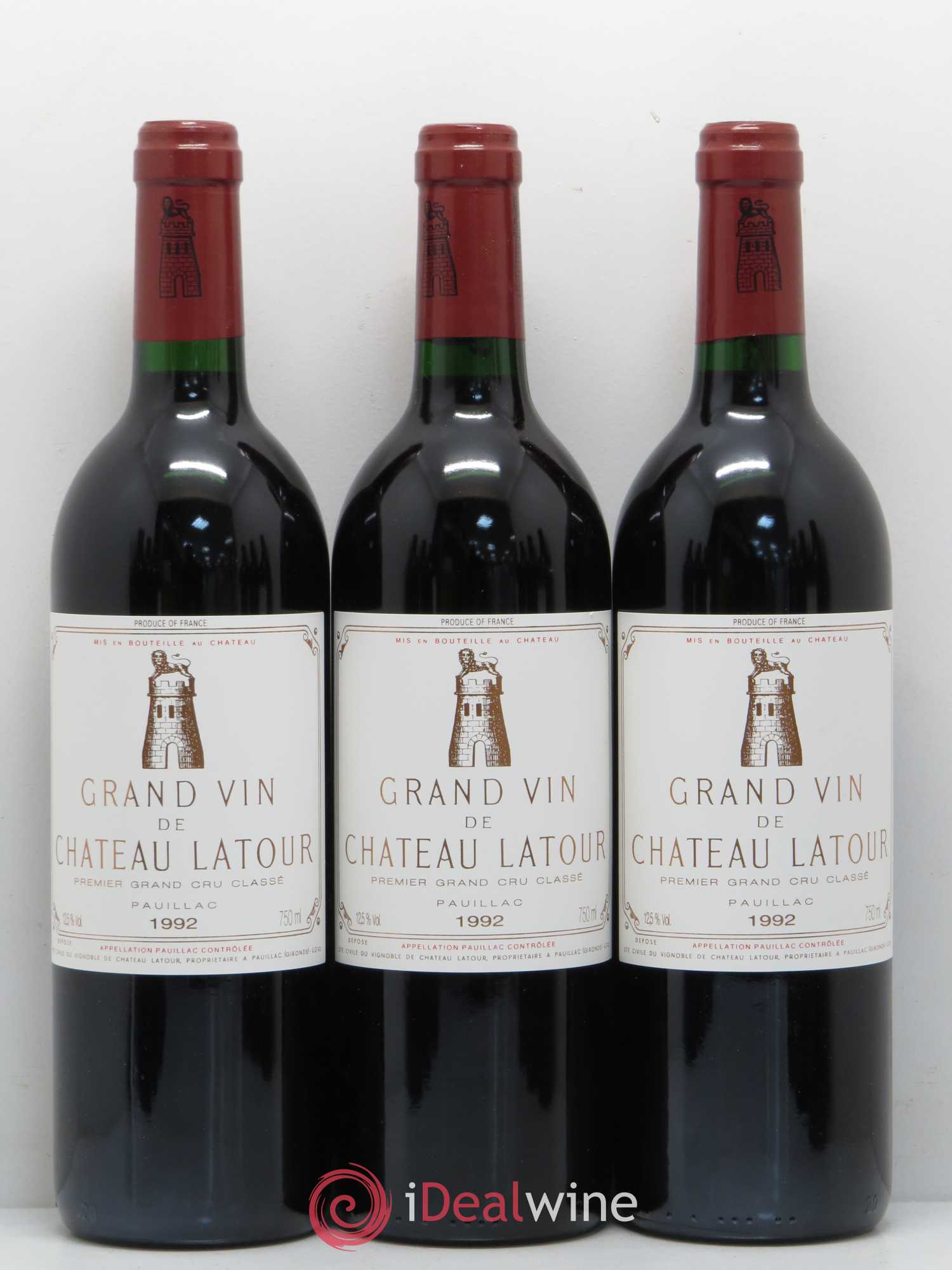 Château Latour 1er Grand Cru Classé 1992 - Lot de 12 bouteilles - 3