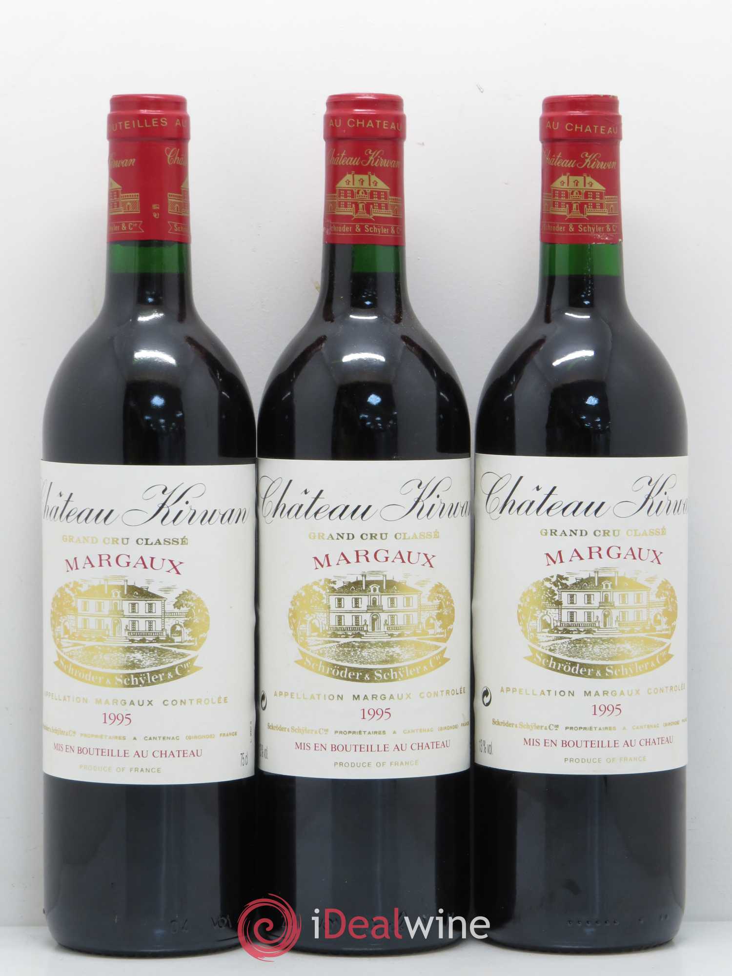 Château Kirwan 3ème Grand Cru Classé 1995 - Lot de 12 bouteilles - 4