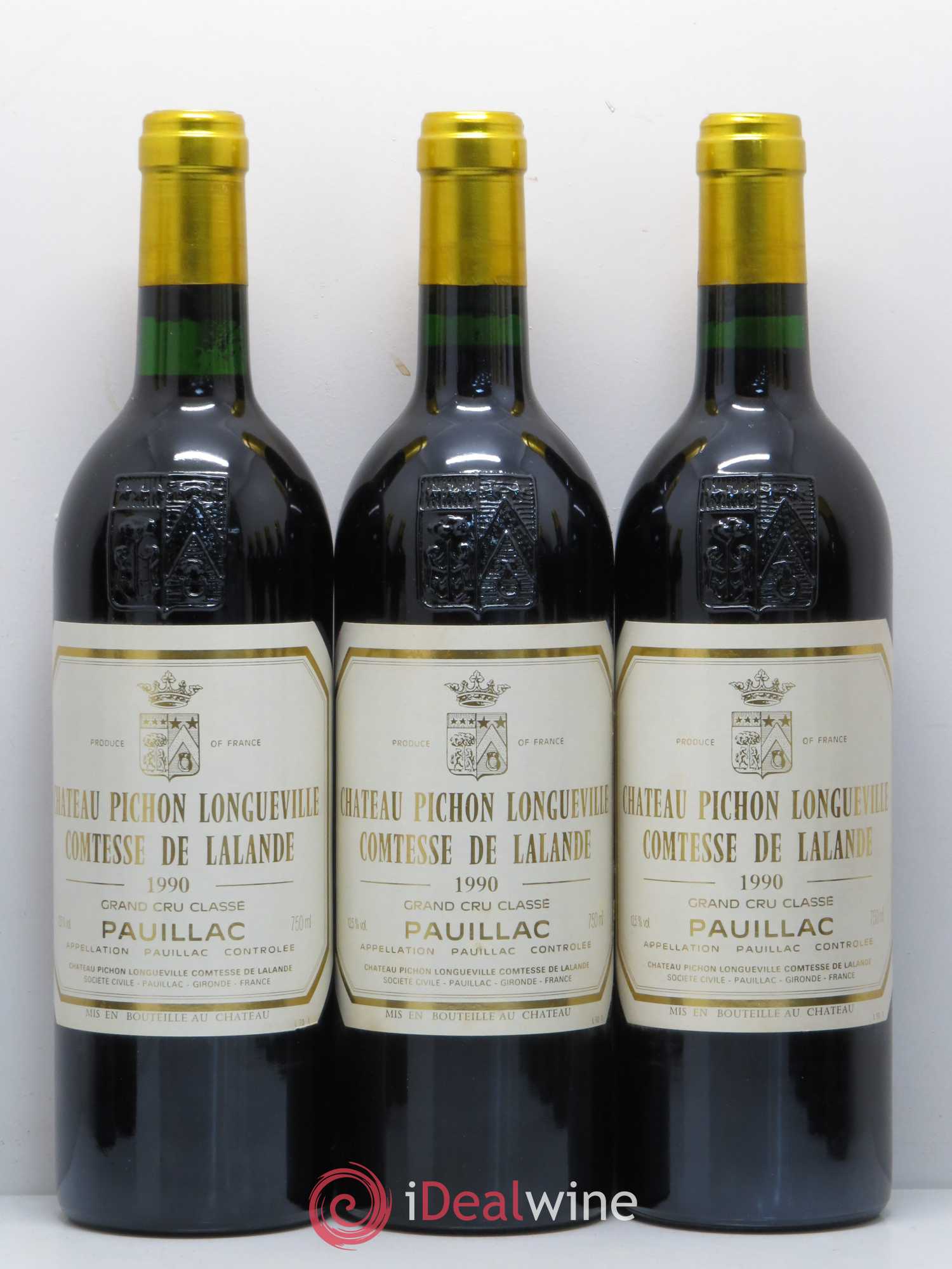 Château Pichon Longueville Comtesse de Lalande 2ème Grand Cru Classé 1990 - Lot de 12 bouteilles - 2