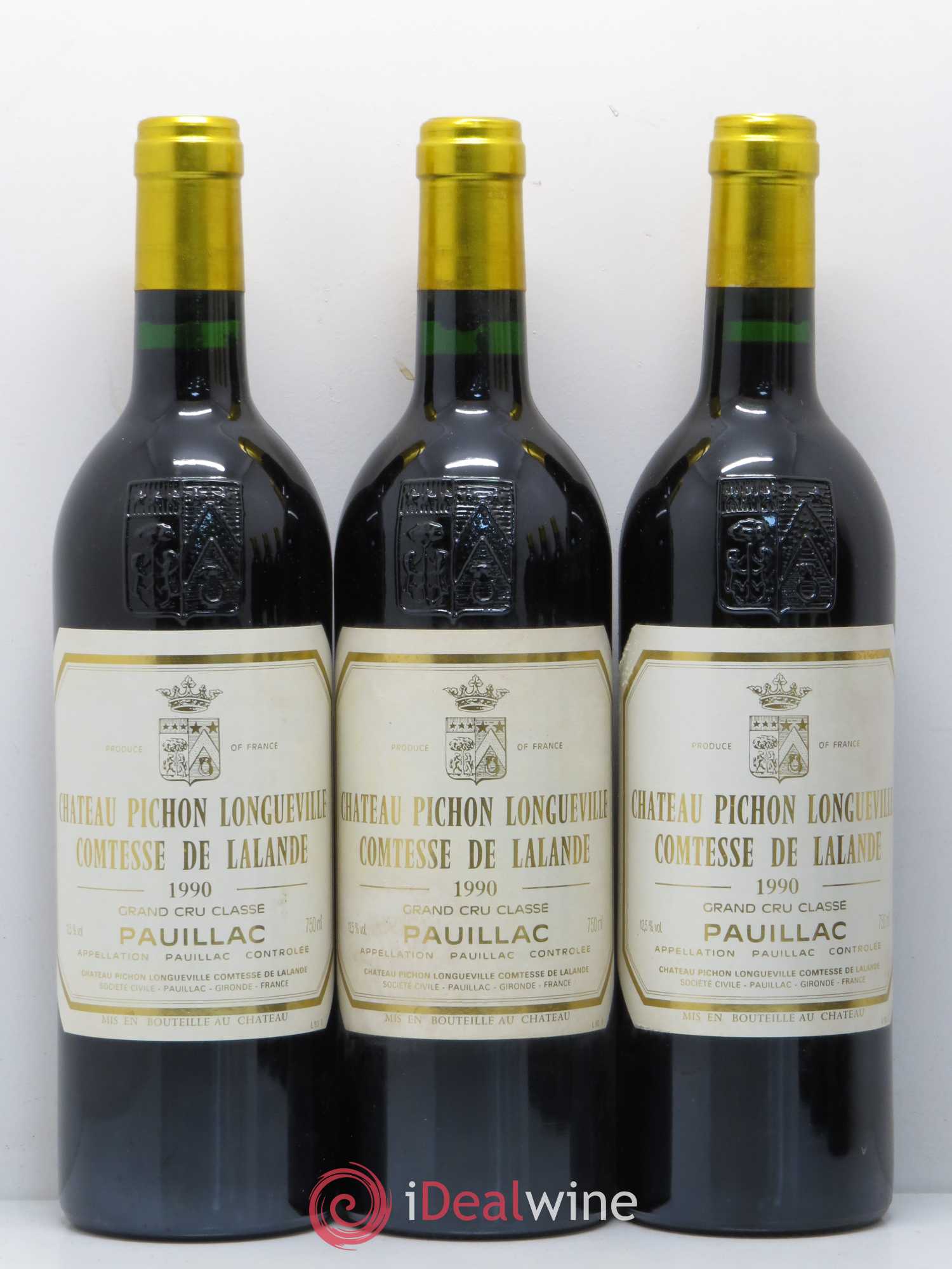 Château Pichon Longueville Comtesse de Lalande 2ème Grand Cru Classé 1990 - Lot de 12 bouteilles - 3