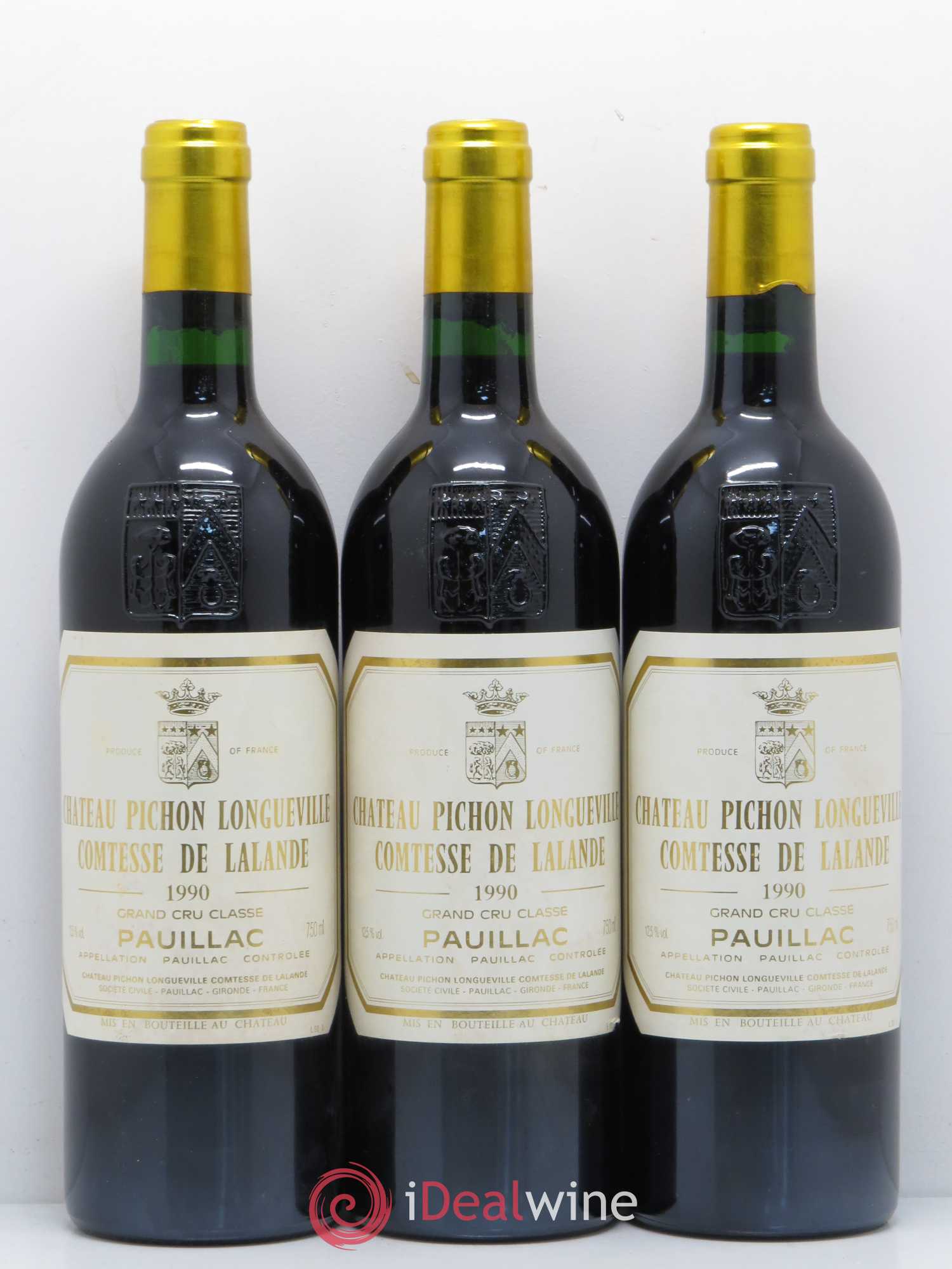 Château Pichon Longueville Comtesse de Lalande 2ème Grand Cru Classé 1990 - Lot de 12 bouteilles - 4