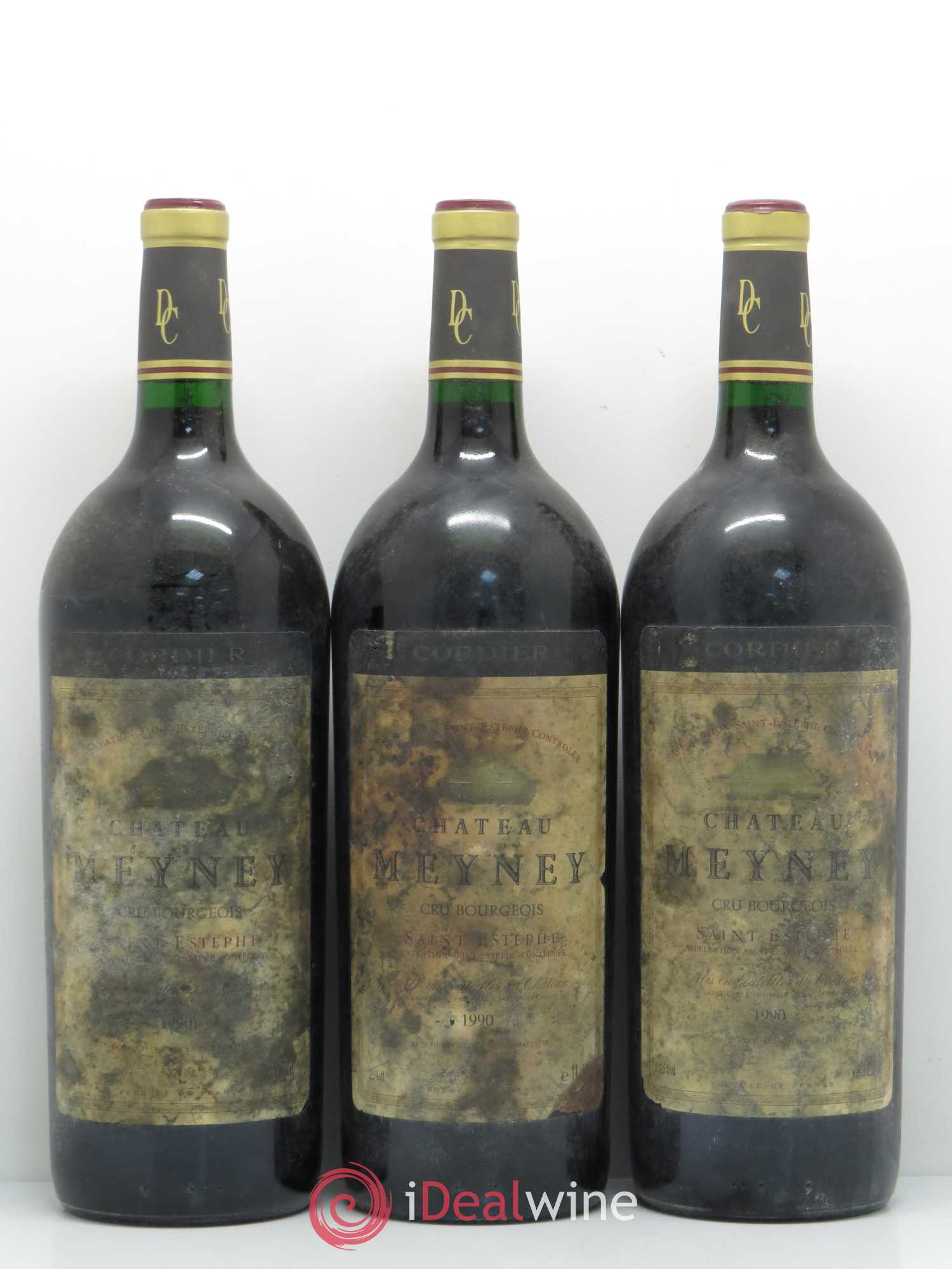 Château Meyney 1990 - Lot de 3 magnums - 0