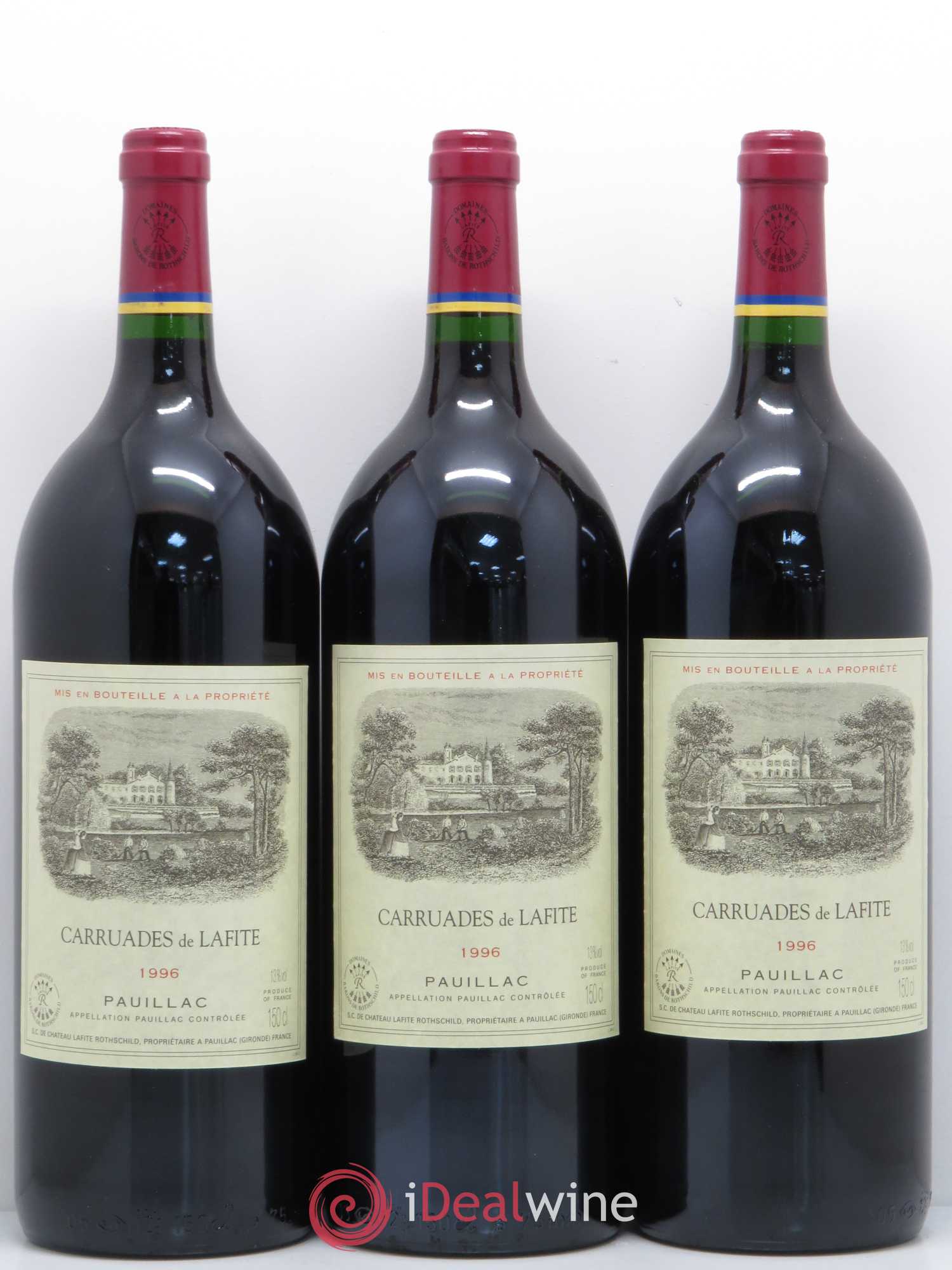 Carruades de Lafite Rothschild Second Vin 1996 - Lot de 6 magnums - 2