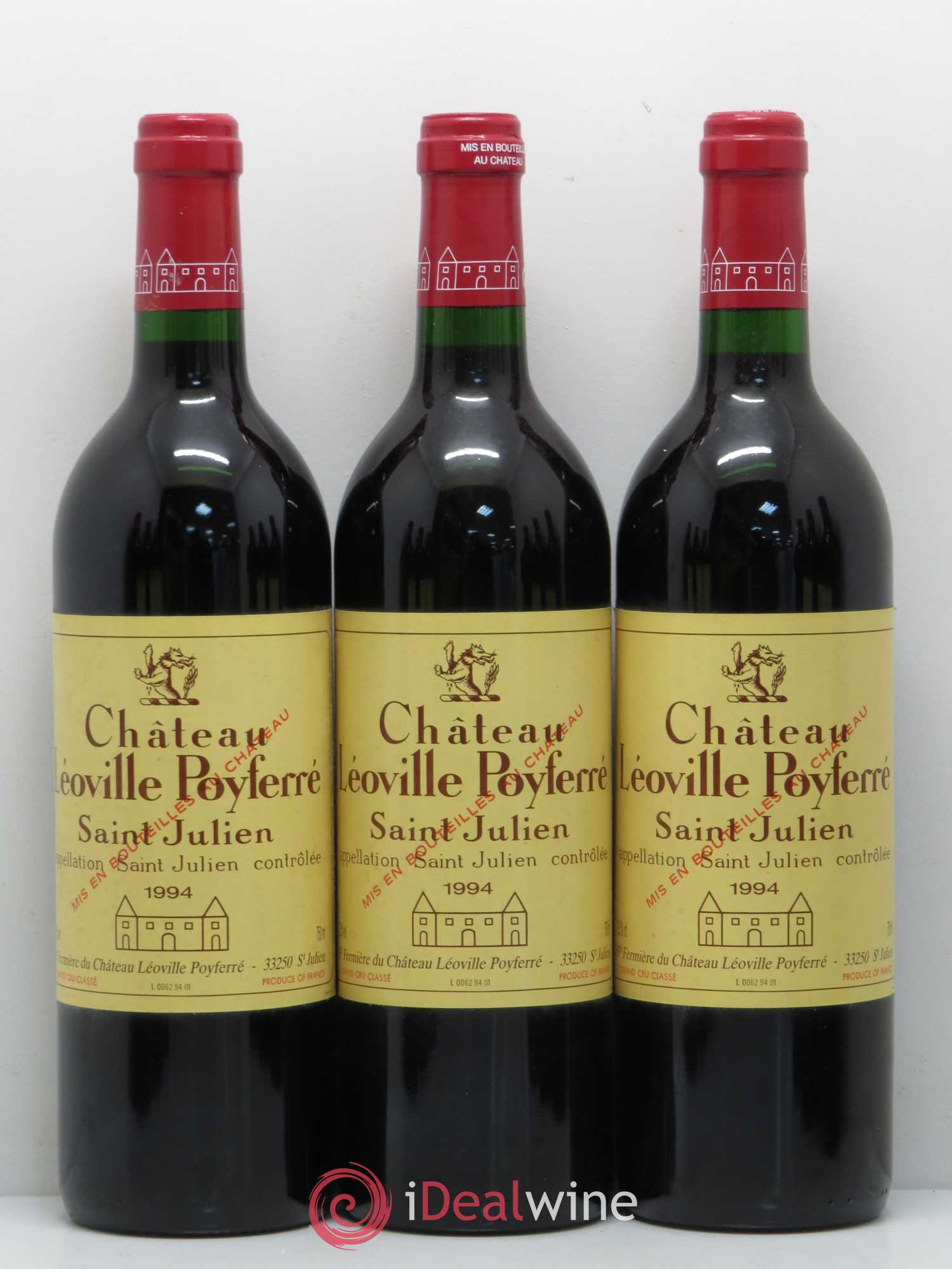 Château Léoville Poyferré 2ème Grand Cru Classé 1994 - Lot de 12 bouteilles - 2
