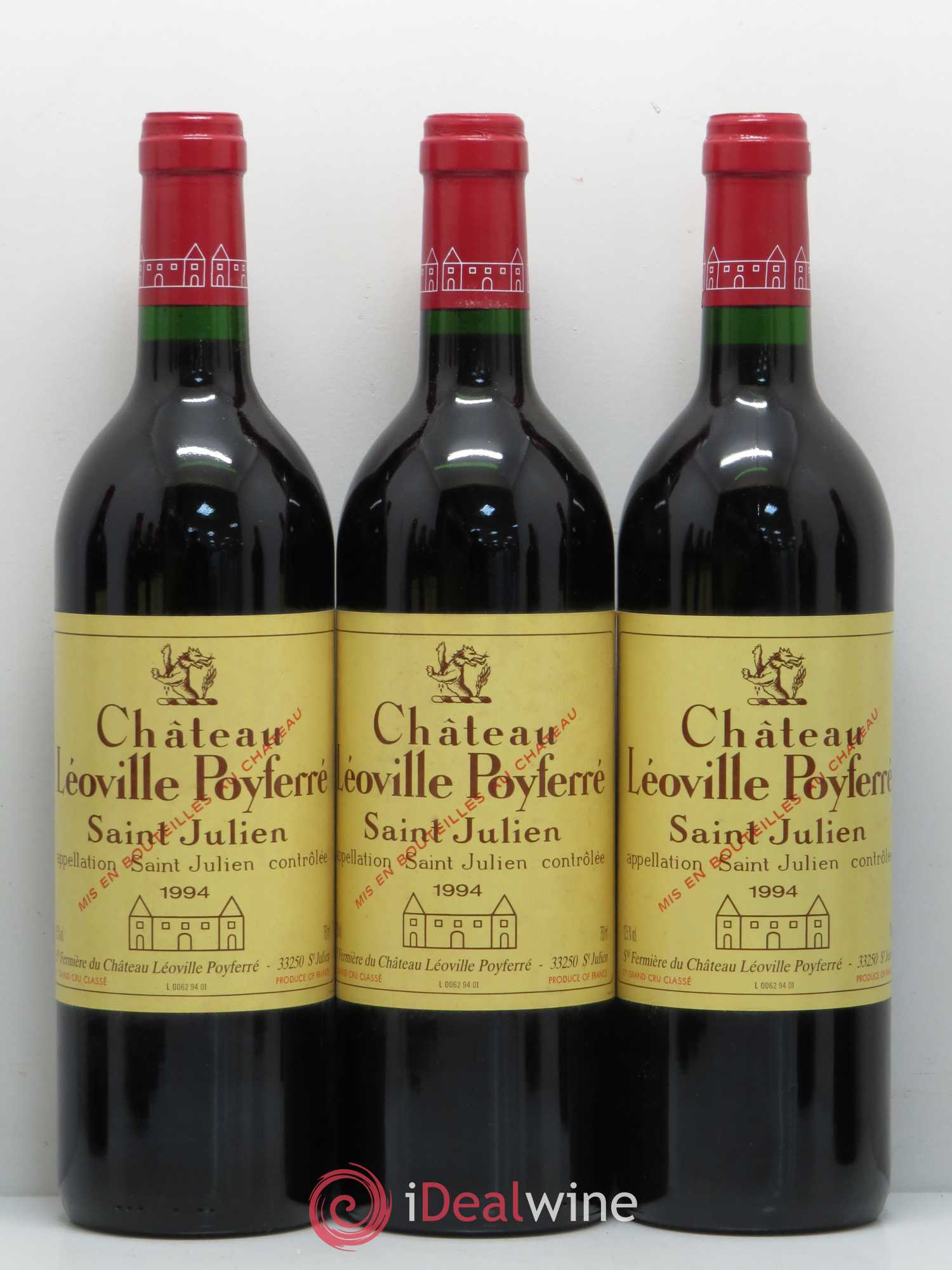 Château Léoville Poyferré 2ème Grand Cru Classé 1994 - Lot de 12 bouteilles - 4