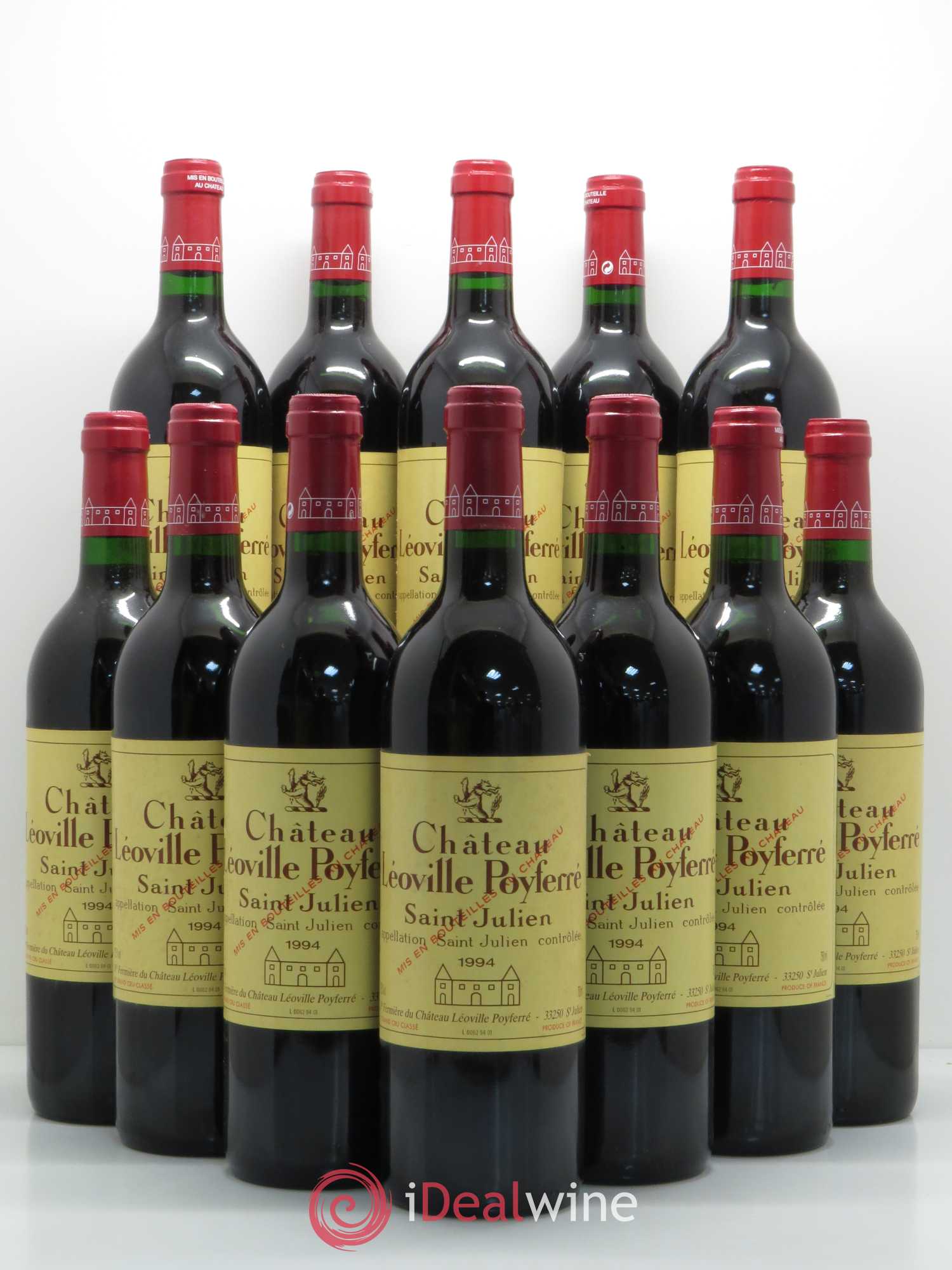 Château Léoville Poyferré 2ème Grand Cru Classé 1994 - Lot de 12 bouteilles - 0