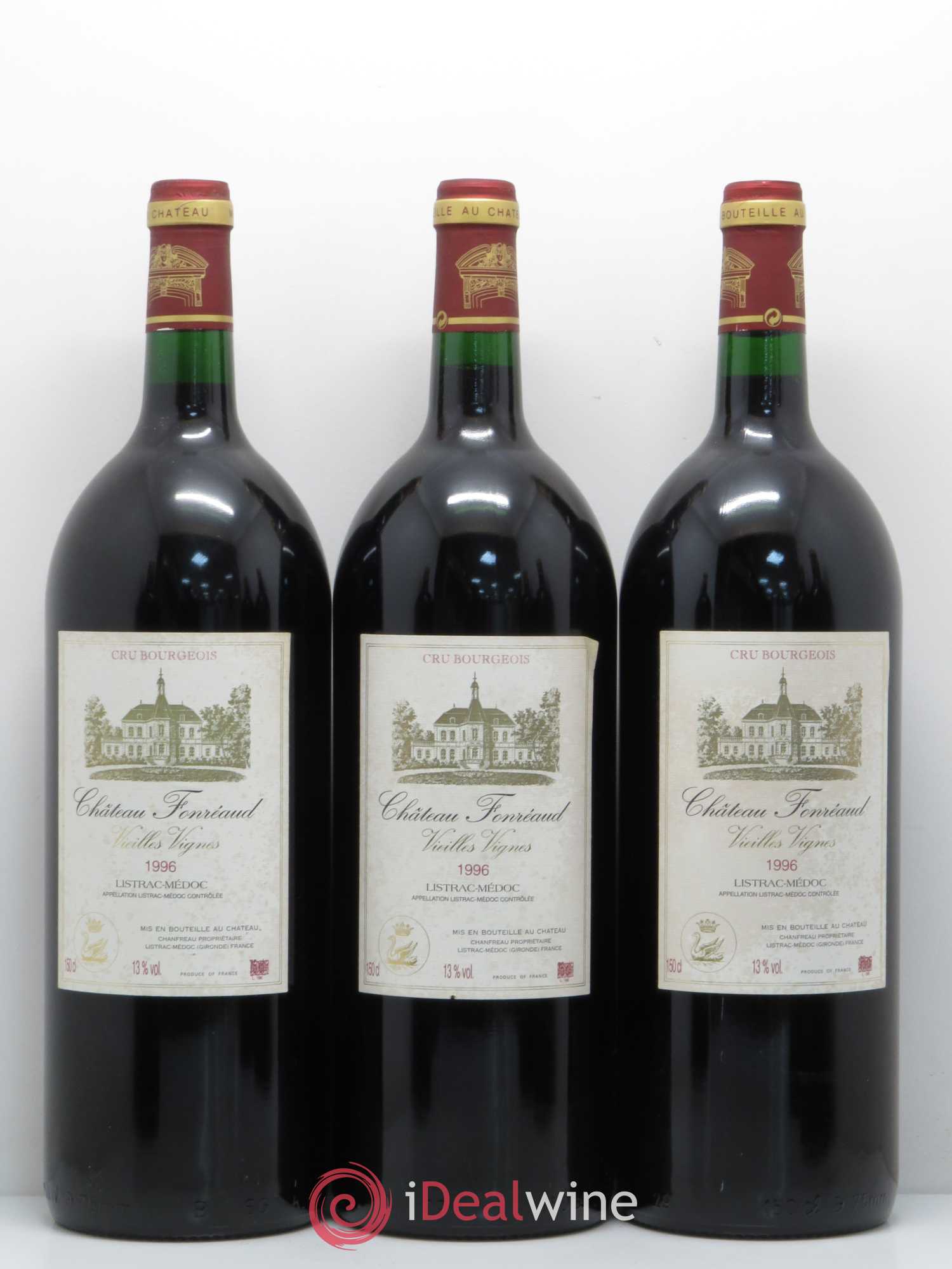 Château Fonréaud Cru Bourgeois 1996 - Posten von 6 Magnum - 1